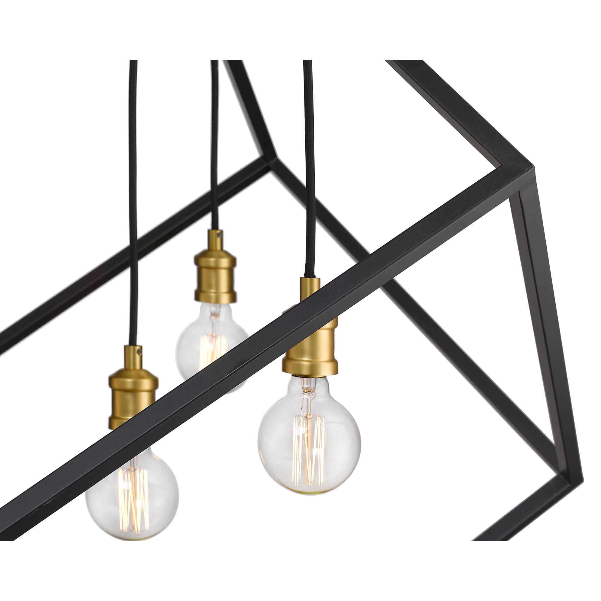 Vertical 24 Inch 4 Light Chandelier by Z-Lite