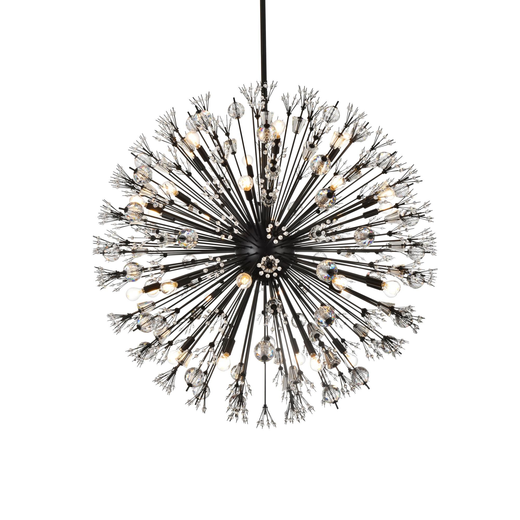 Vera 44 Inch Large Pendant by Elegant Lighting