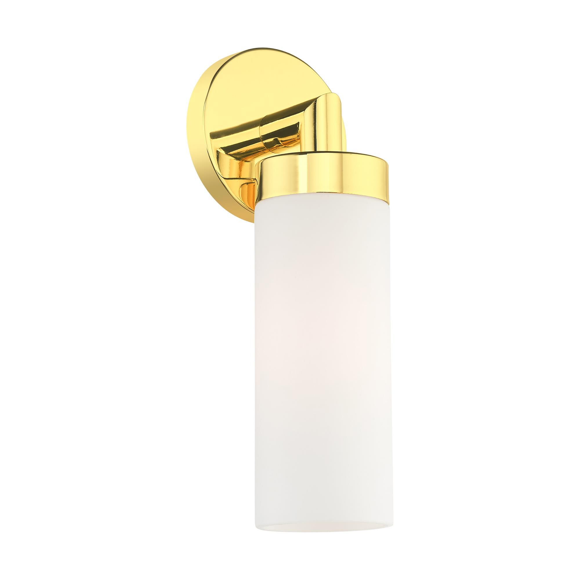 Shown in Polished Brass finish and Hand Blown Satin Opal White glass and Hand Blown Satin Opal White Glass shade