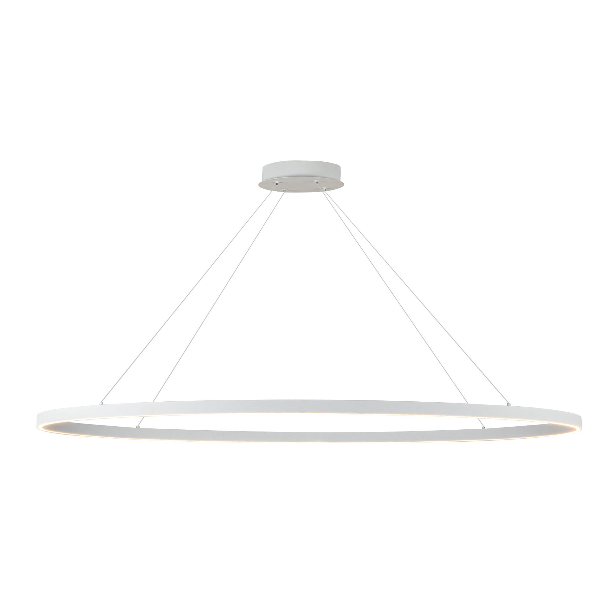 Ovale 28 Inch Linear Suspension Light Kuzco Lighting