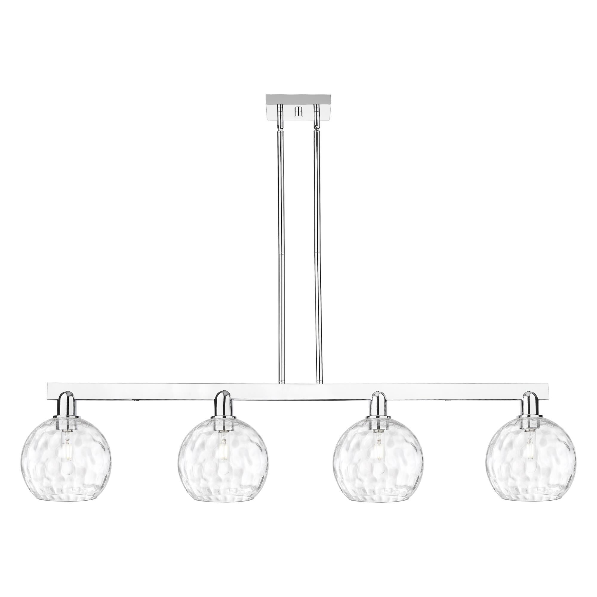 Bruno Marashlian Athens Water Glass 51 Inch Linear Suspension Light by Innovations Lighting