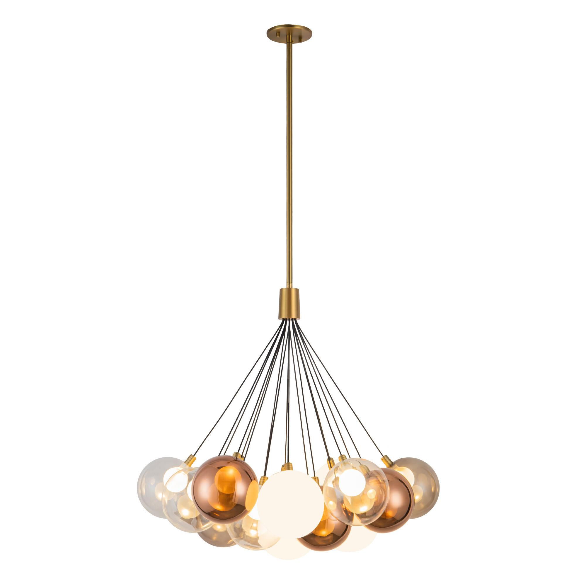 Bolla 28 Inch Chandelier by Kuzco Lighting