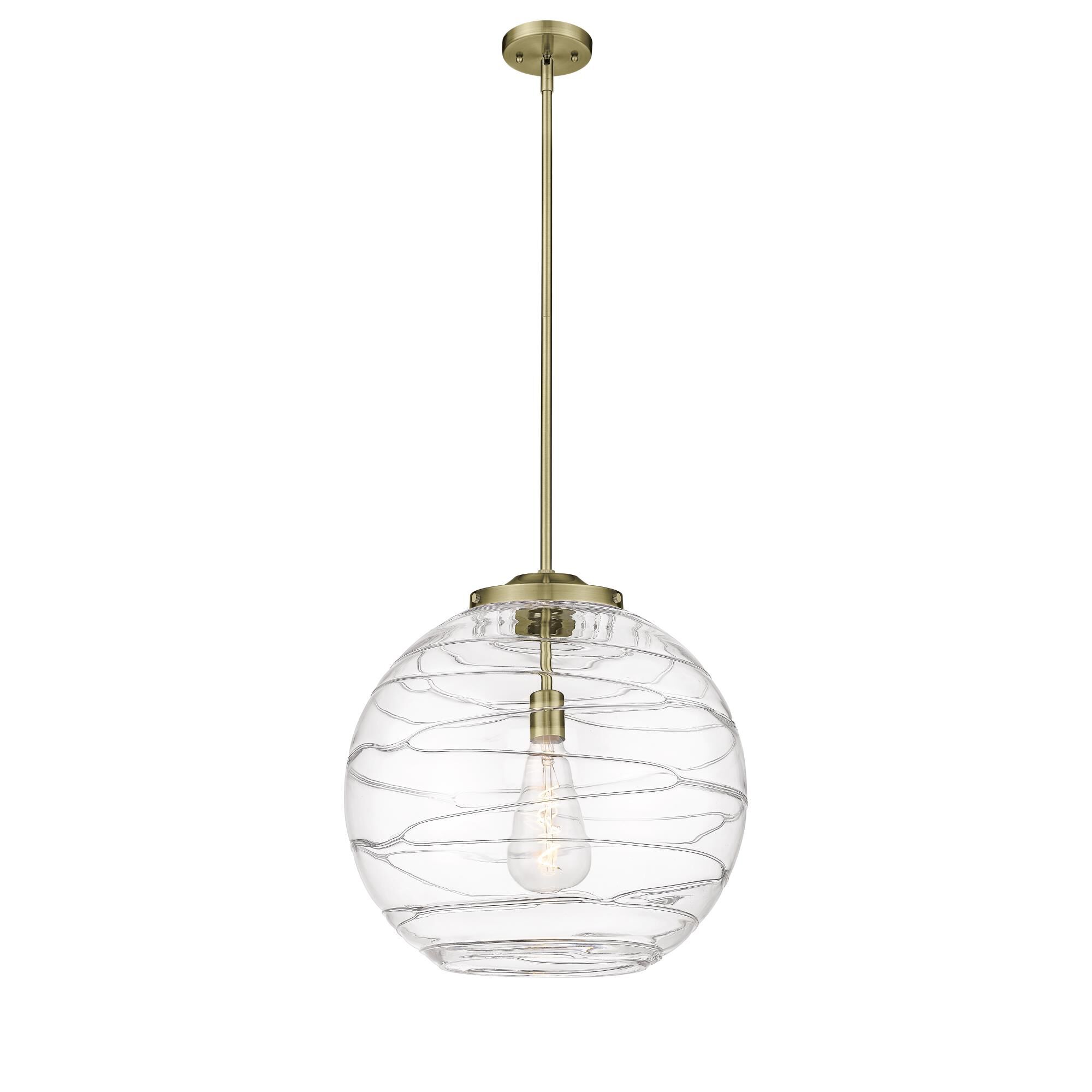 Innovations Lighting Bruno Marashlian Deco Swirl 17 Inch Large Pendant