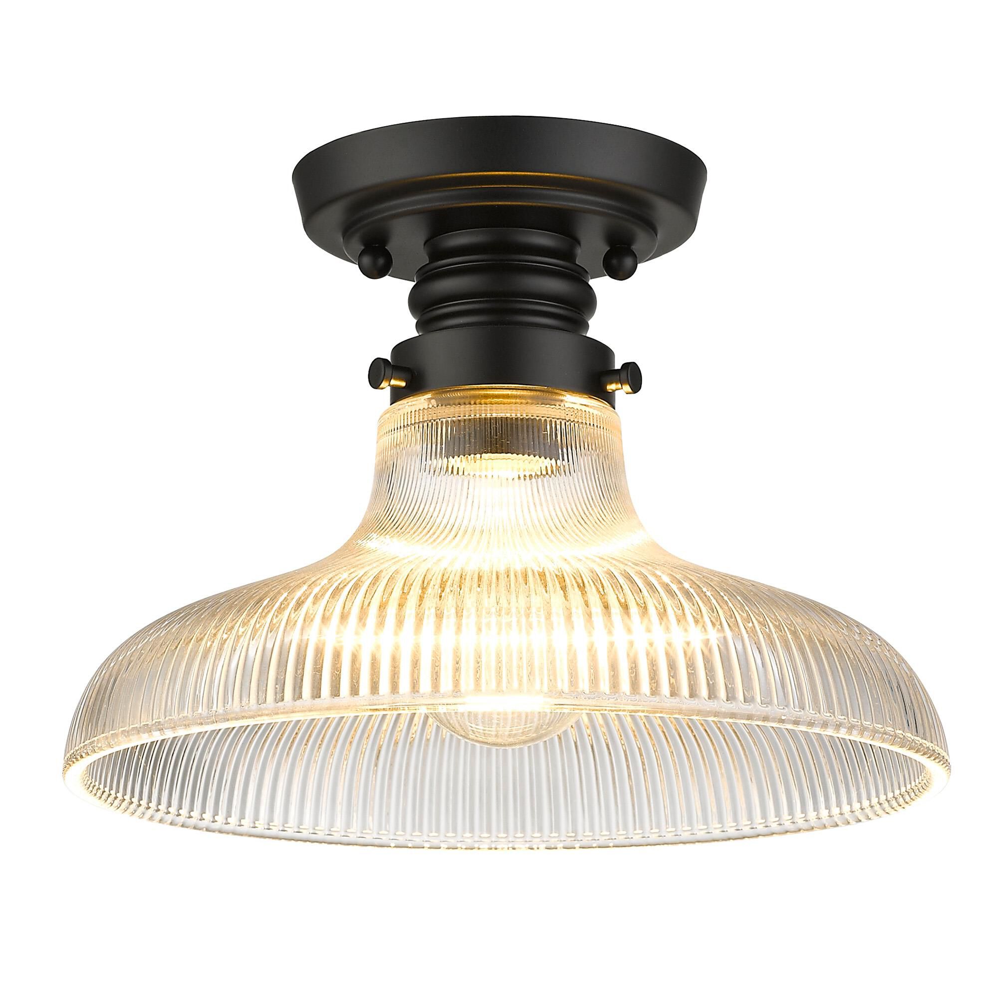 Clary 10 Inch Flush Mount by Golden Lighting