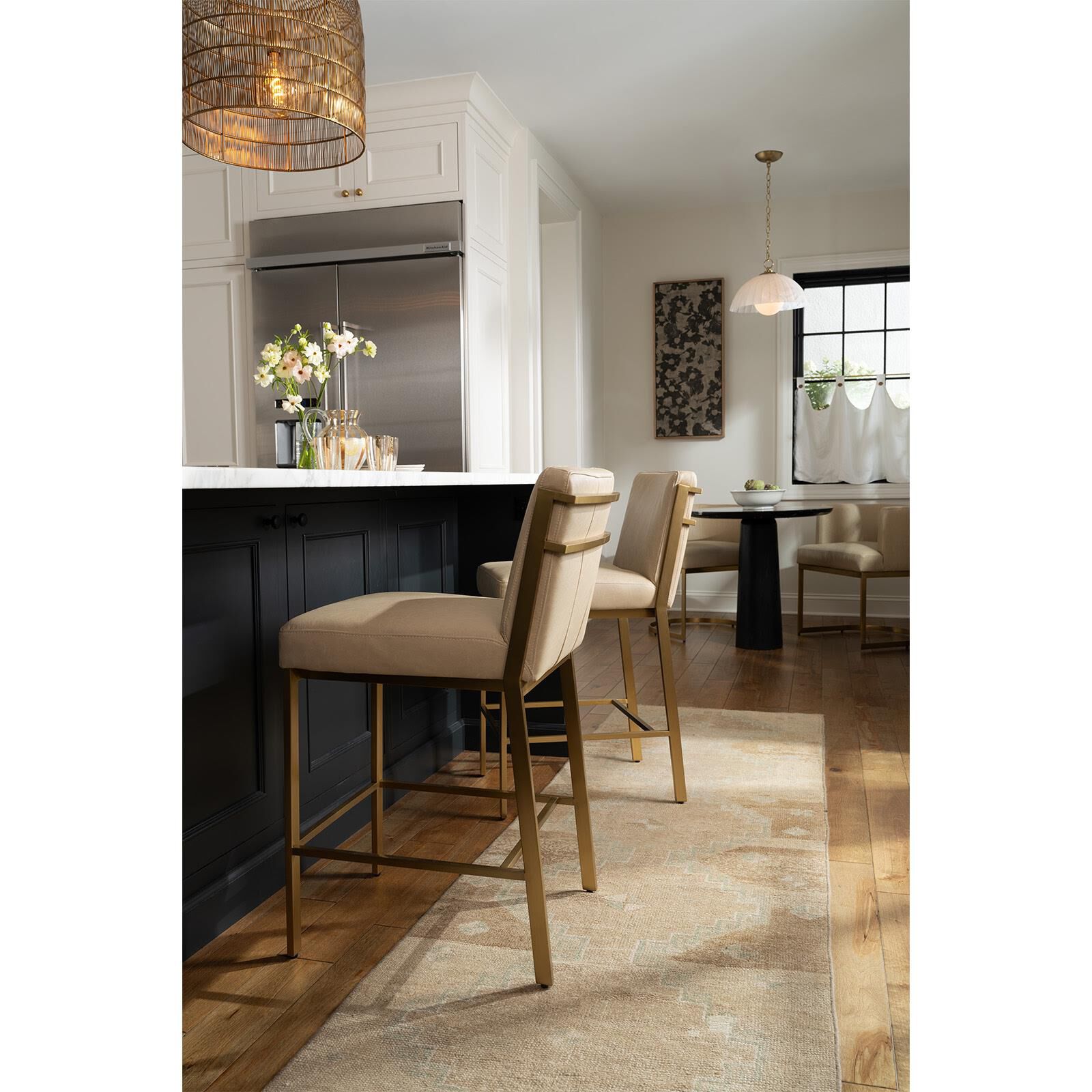 Shown in White finish