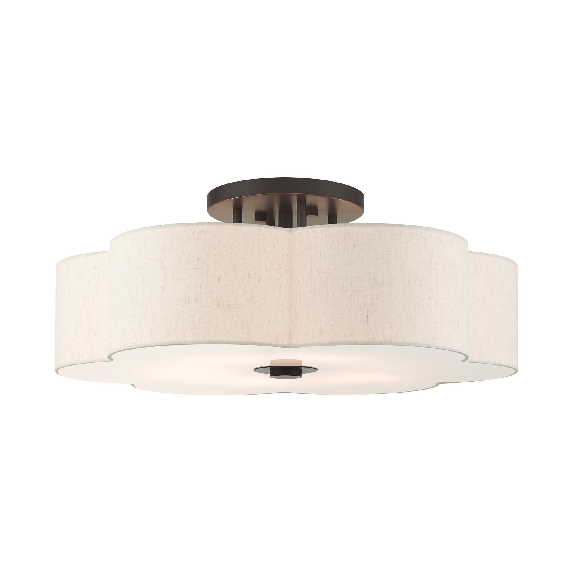 Solstice 6 Light Semi Flush Mount by Livex Lighting
