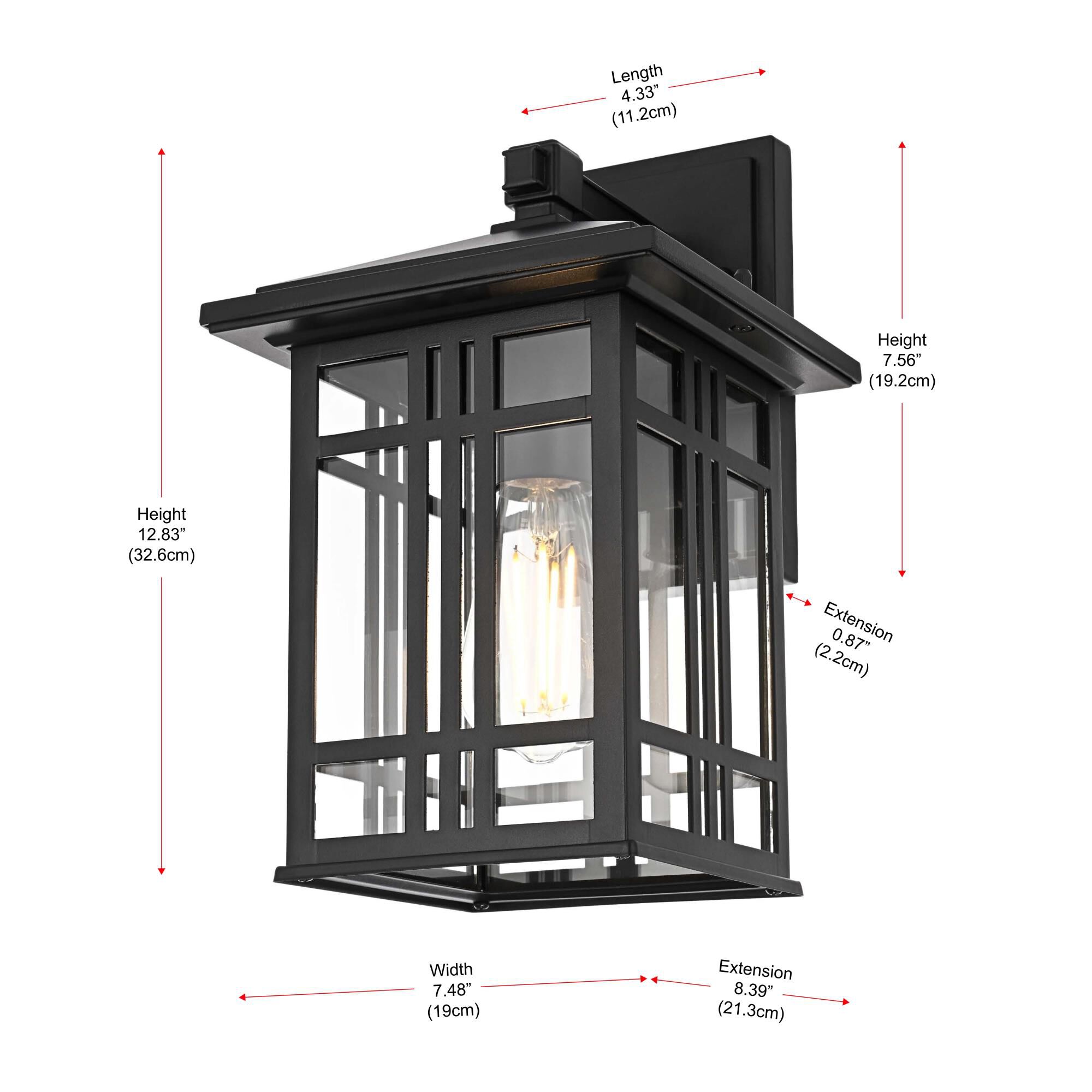 Harley 13 inch Outdoor Wall Light by Elegant Lighting