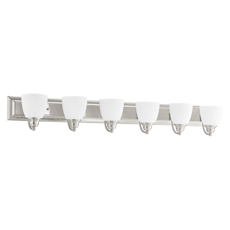 Springfield 48 Inch 6 Light Bath Vanity Light by Livex Lighting