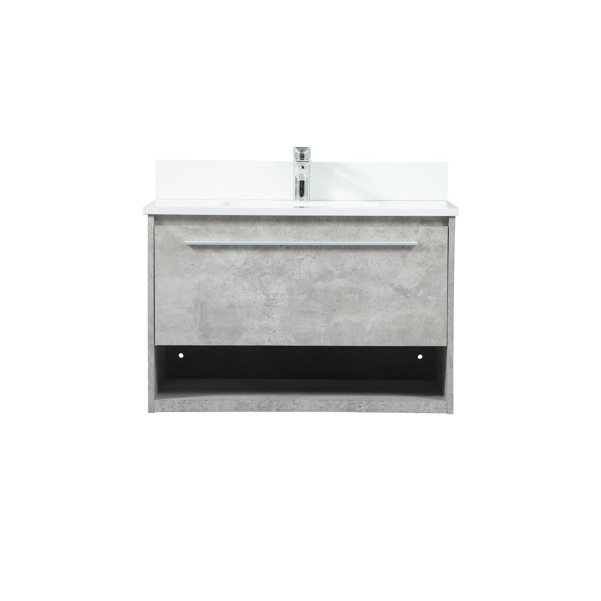 Shown in Concrete Grey finish