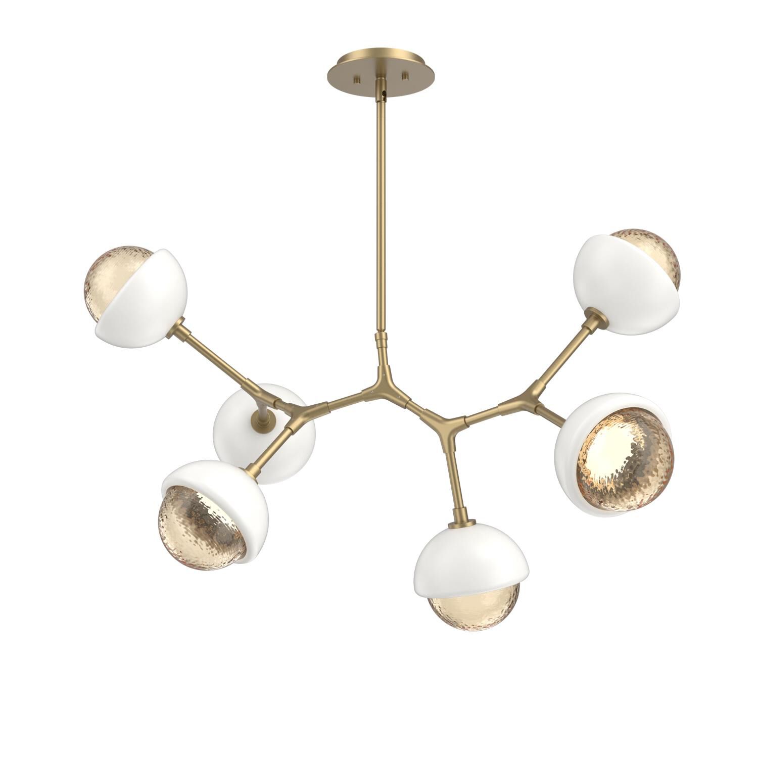 Levi Wilson Cabochon 31 Inch Linear Suspension Light by Hammerton Studio