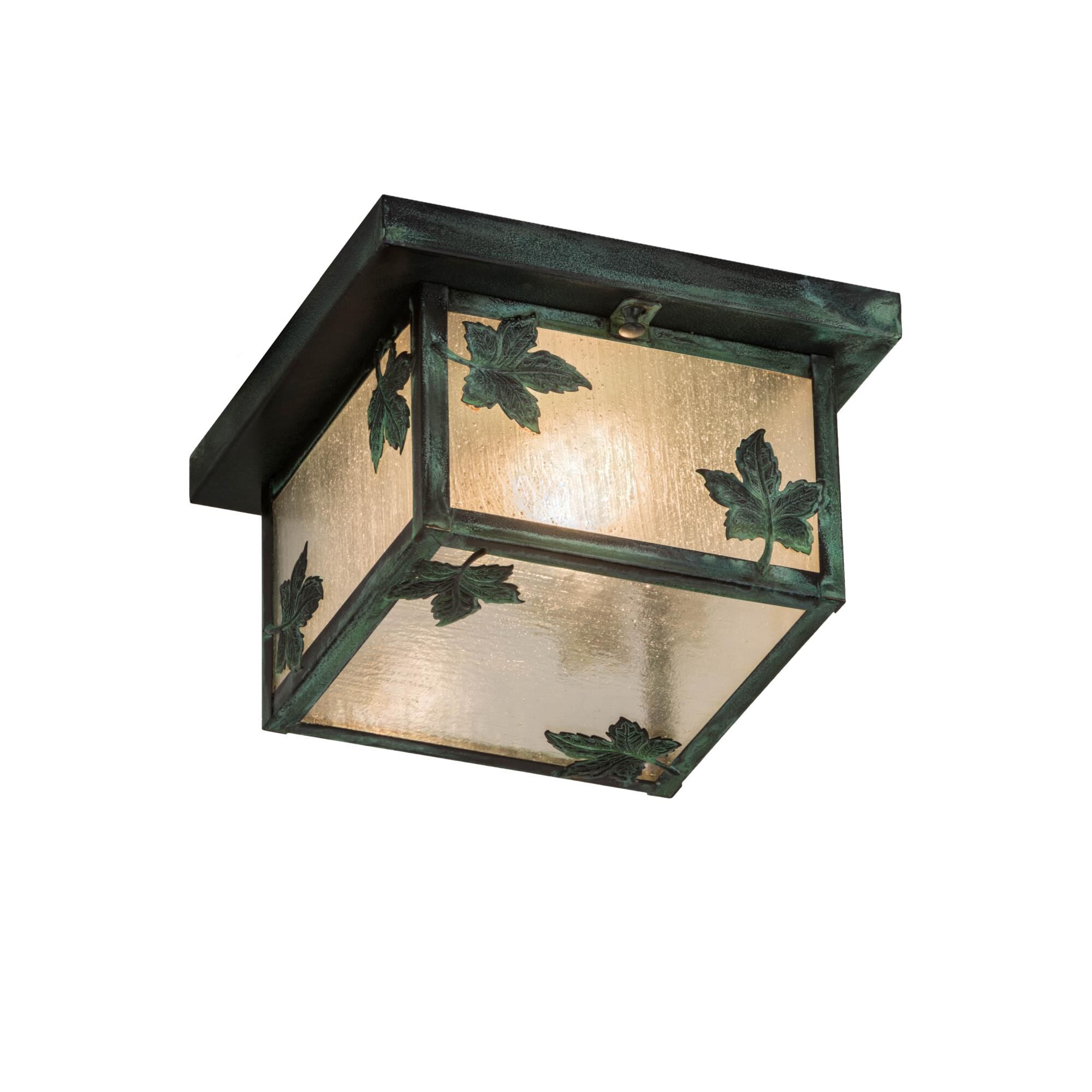 Hyde Park Maple Leaf 11 Inch 1 Light Flush Mount by Meyda Lighting