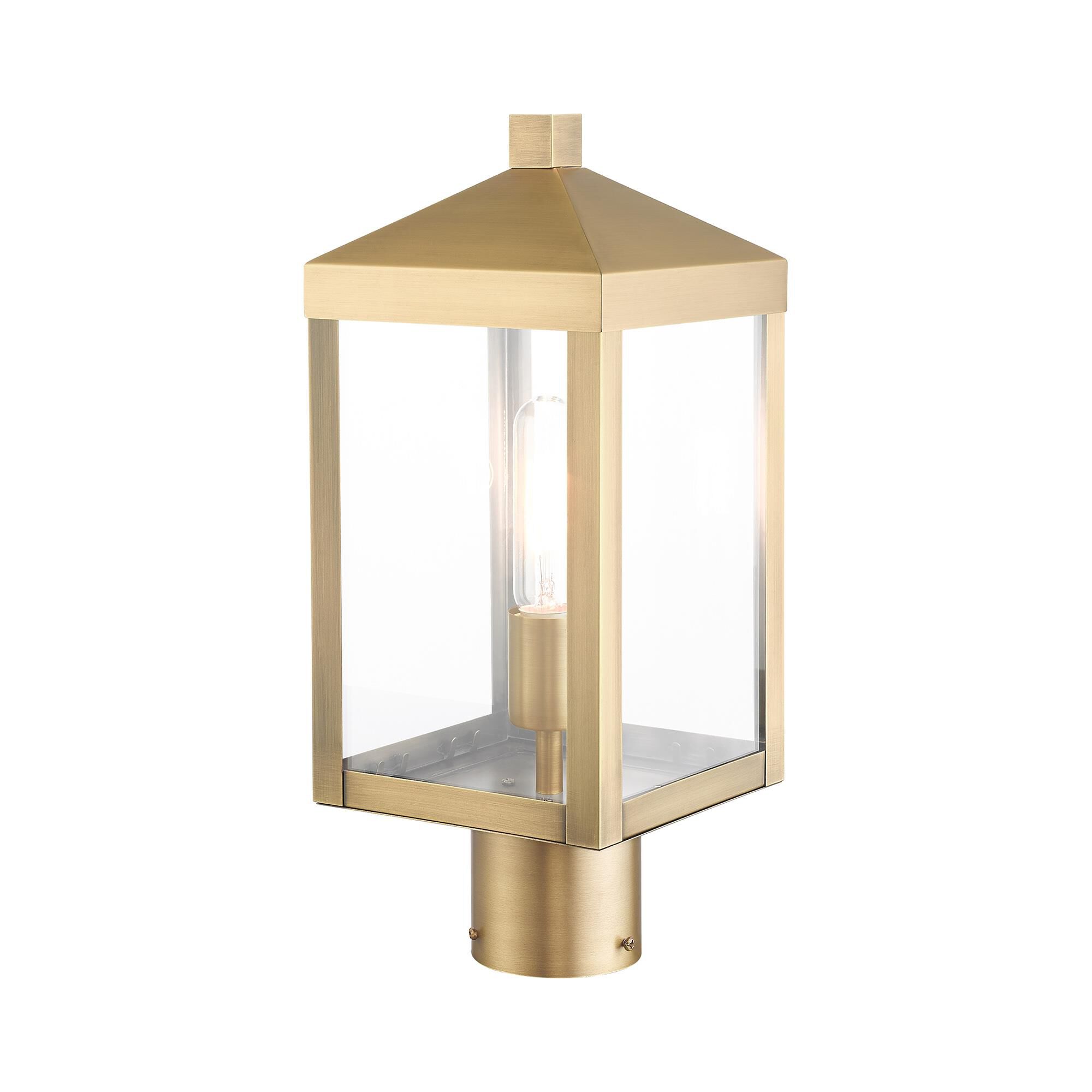 Livex Lighting Nyack 15 Inch Tall Outdoor Post Lamp