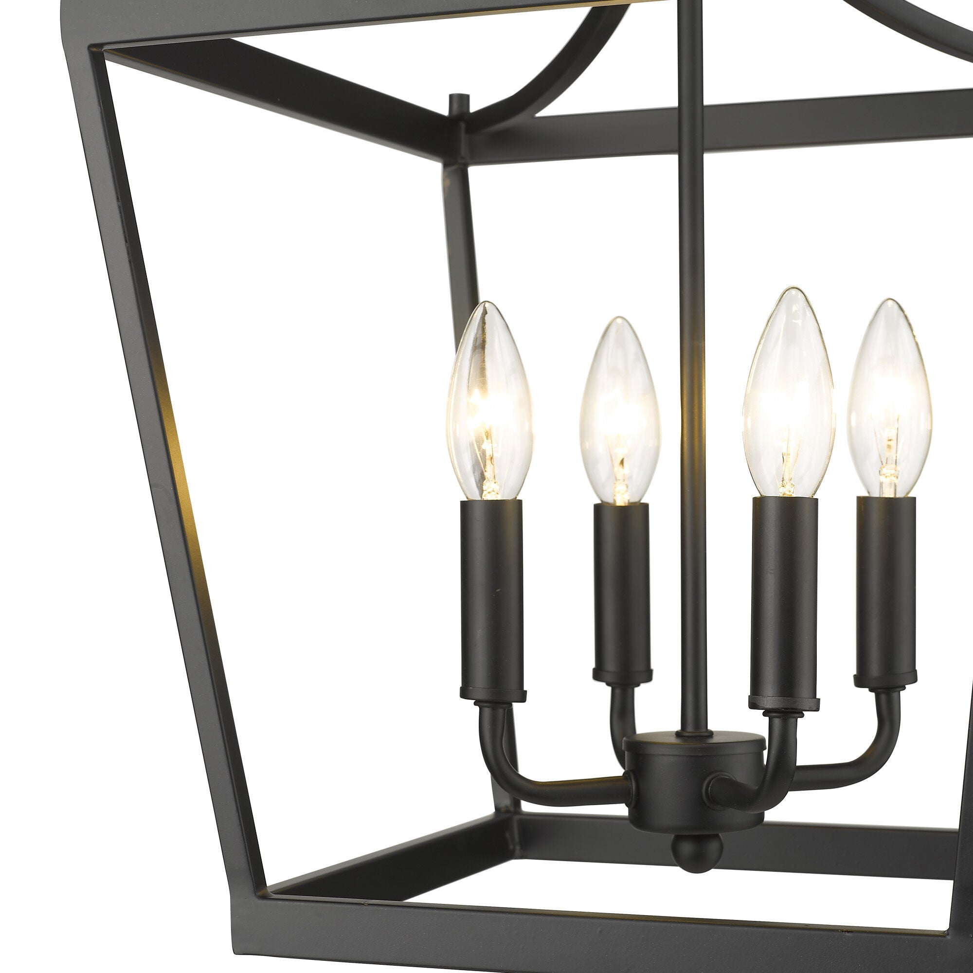 Shown in Matte Black finish and -- glass and -- shade