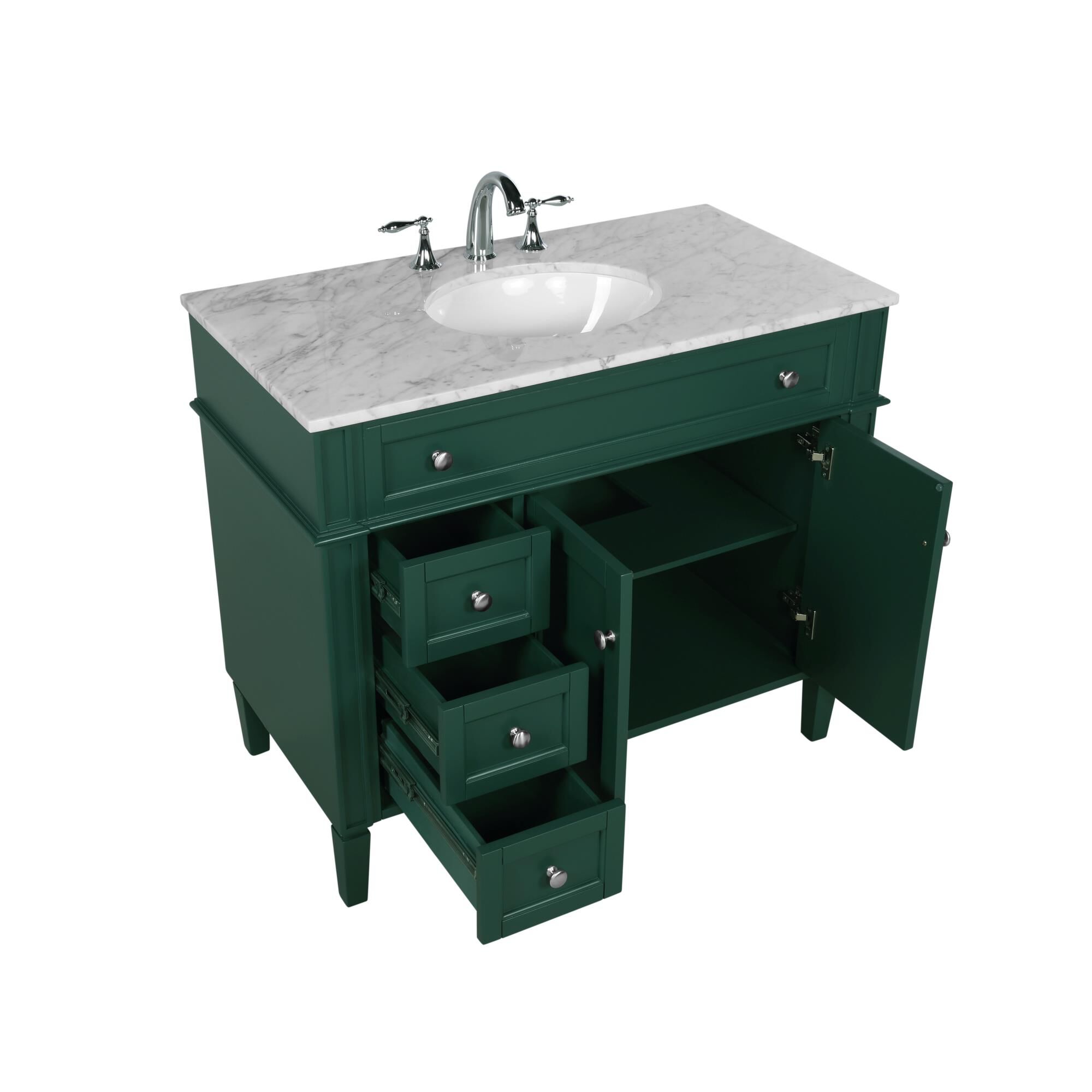 Shown in Green finish