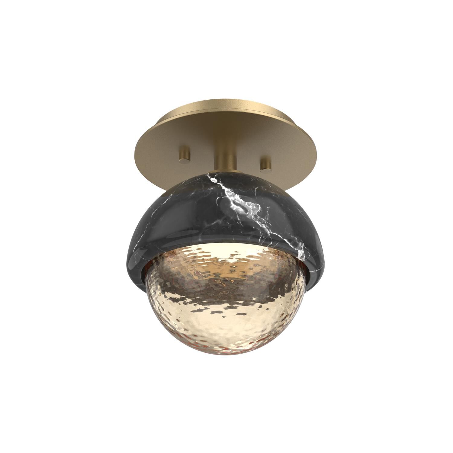 Levi Wilson Cabochon 6 Inch Flush Mount by Hammerton Studio