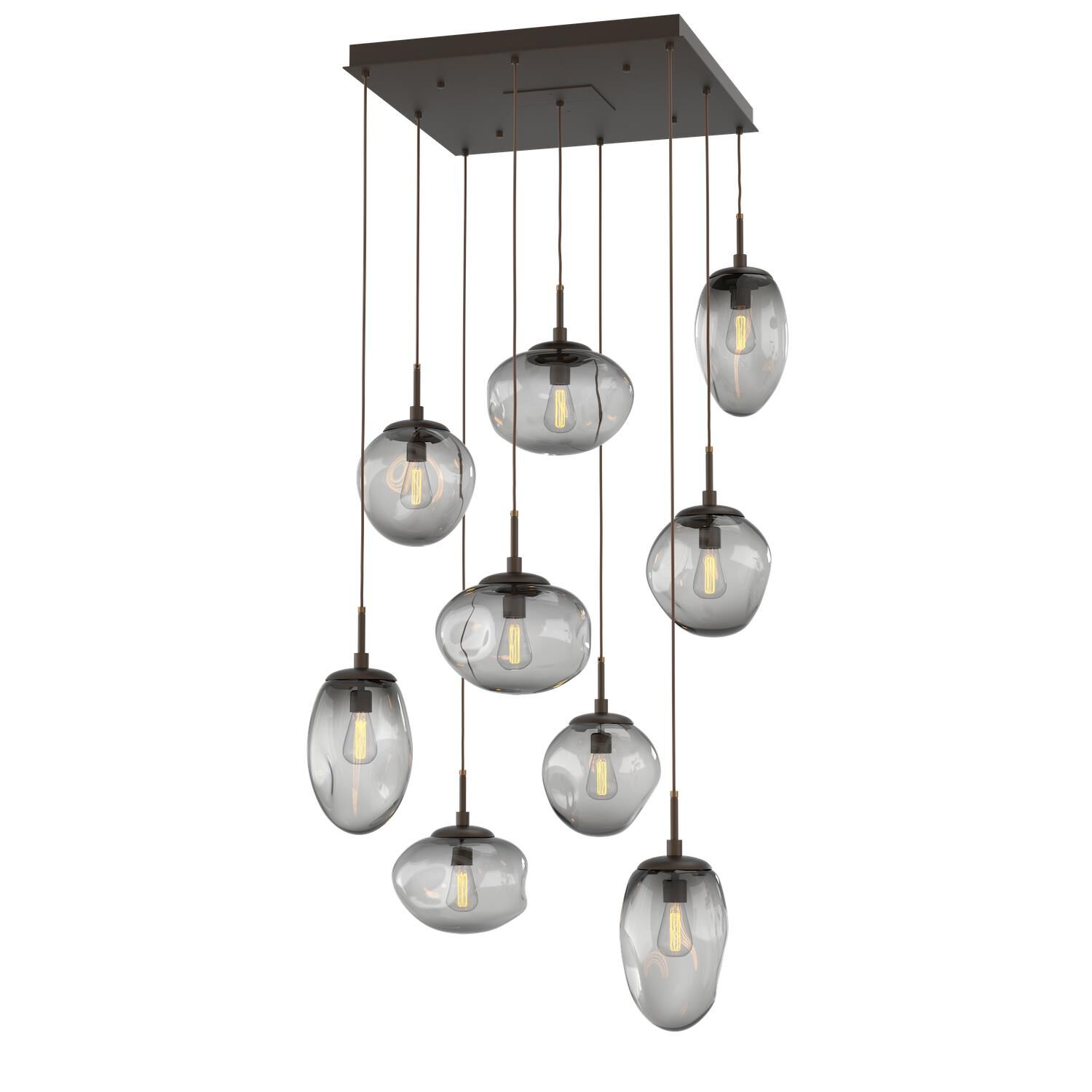 Levi Wilson Nebula 32 Inch 9 Light Multi Light Pendant by Hammerton Studio