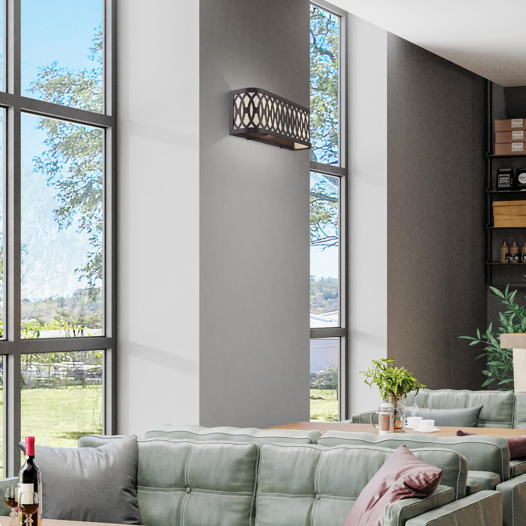 Vistaview 15 Inch Wall Sconce by Livex Lighting