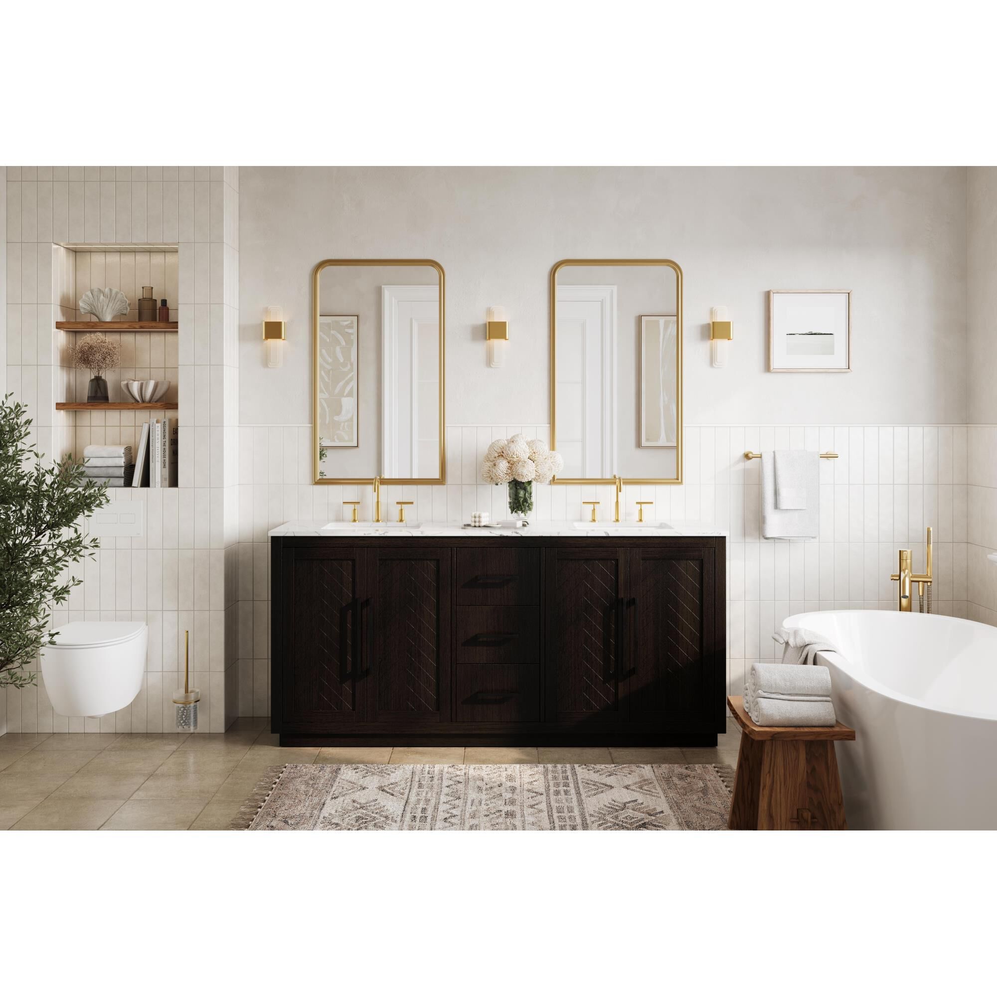 Chase 72 Inch Bath Vanity by Elegant Dcor