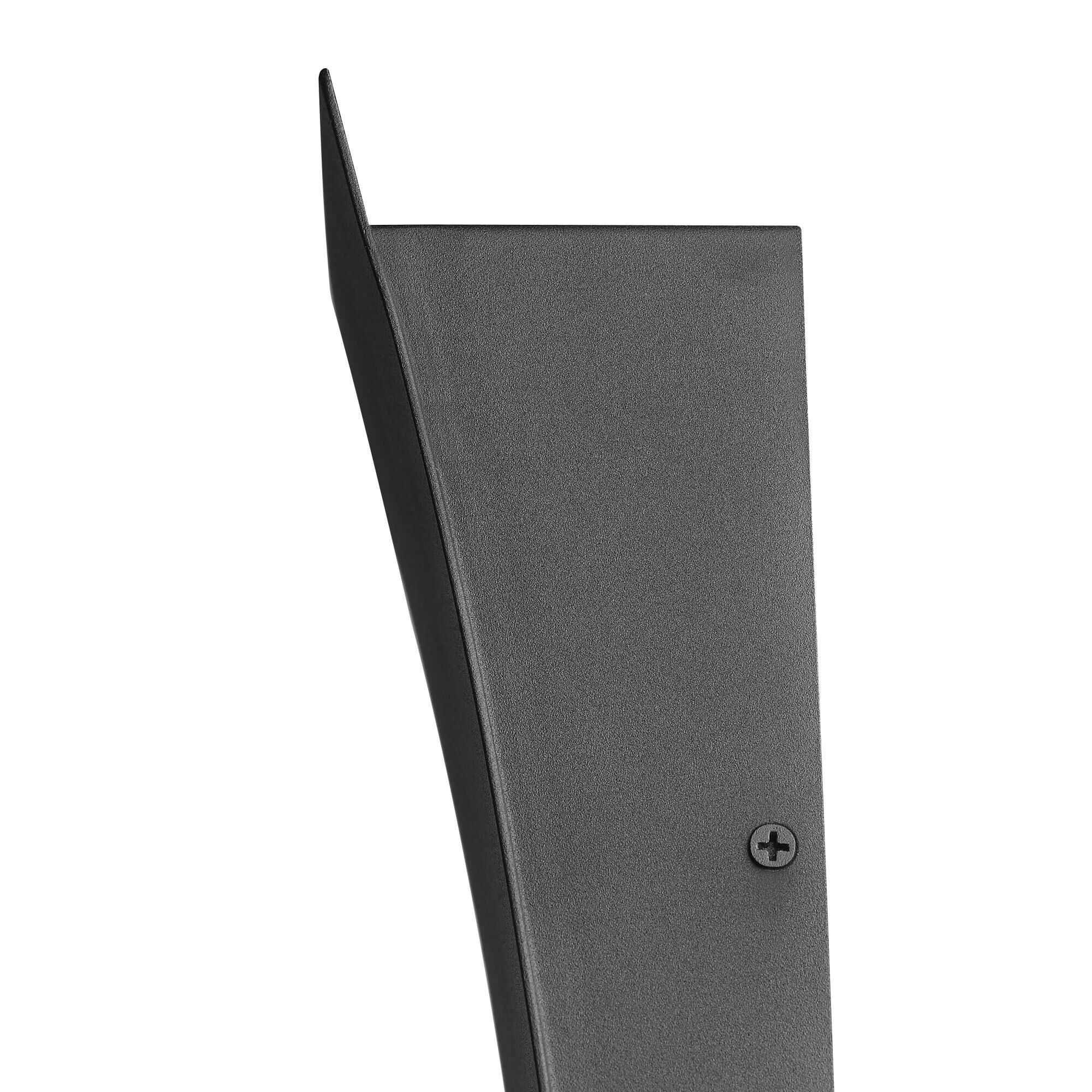 Shown in Black finish and Glass shade