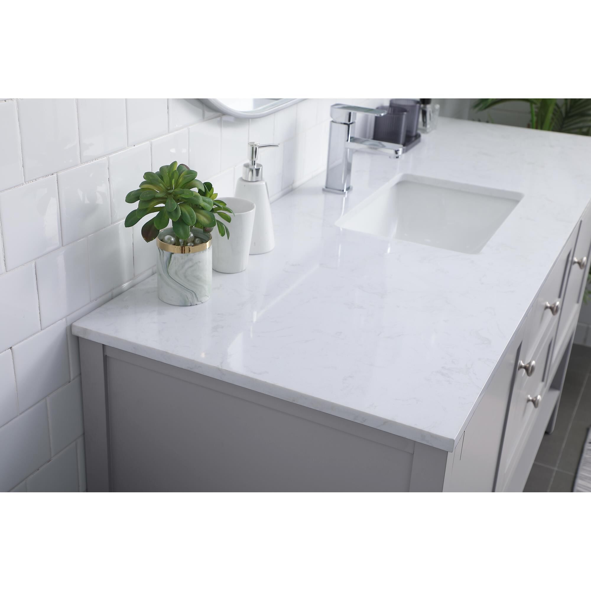 Shown in Grey finish