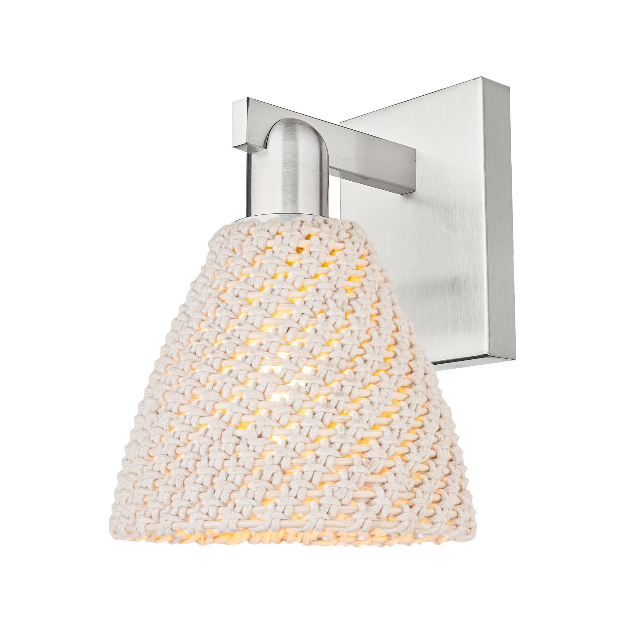 Bruno Marashlian Natural Ballston Dome 11 Inch Wall Sconce by Innovations Lighting