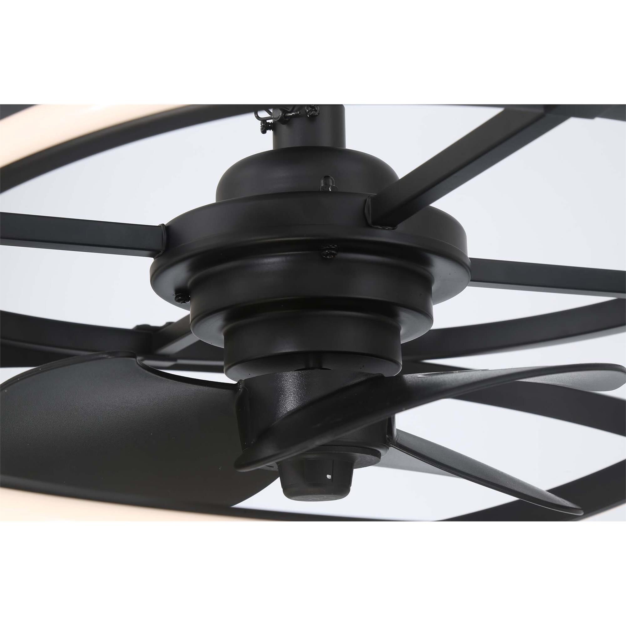 Cirro 20 Inch Chandelier Ceiling Fan with Light Kit,