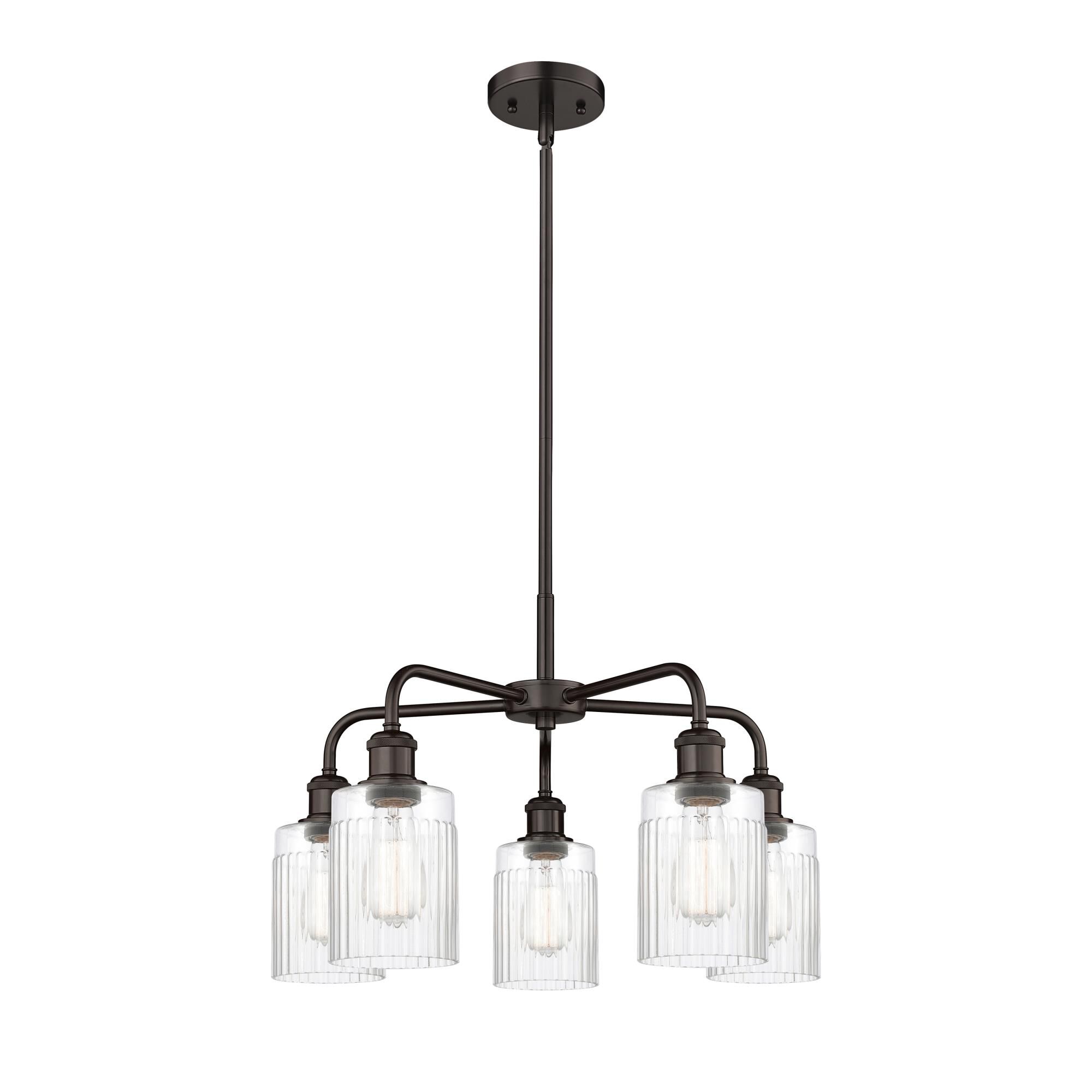 Shown in Oil Rubbed Bronze finish and Clear glass