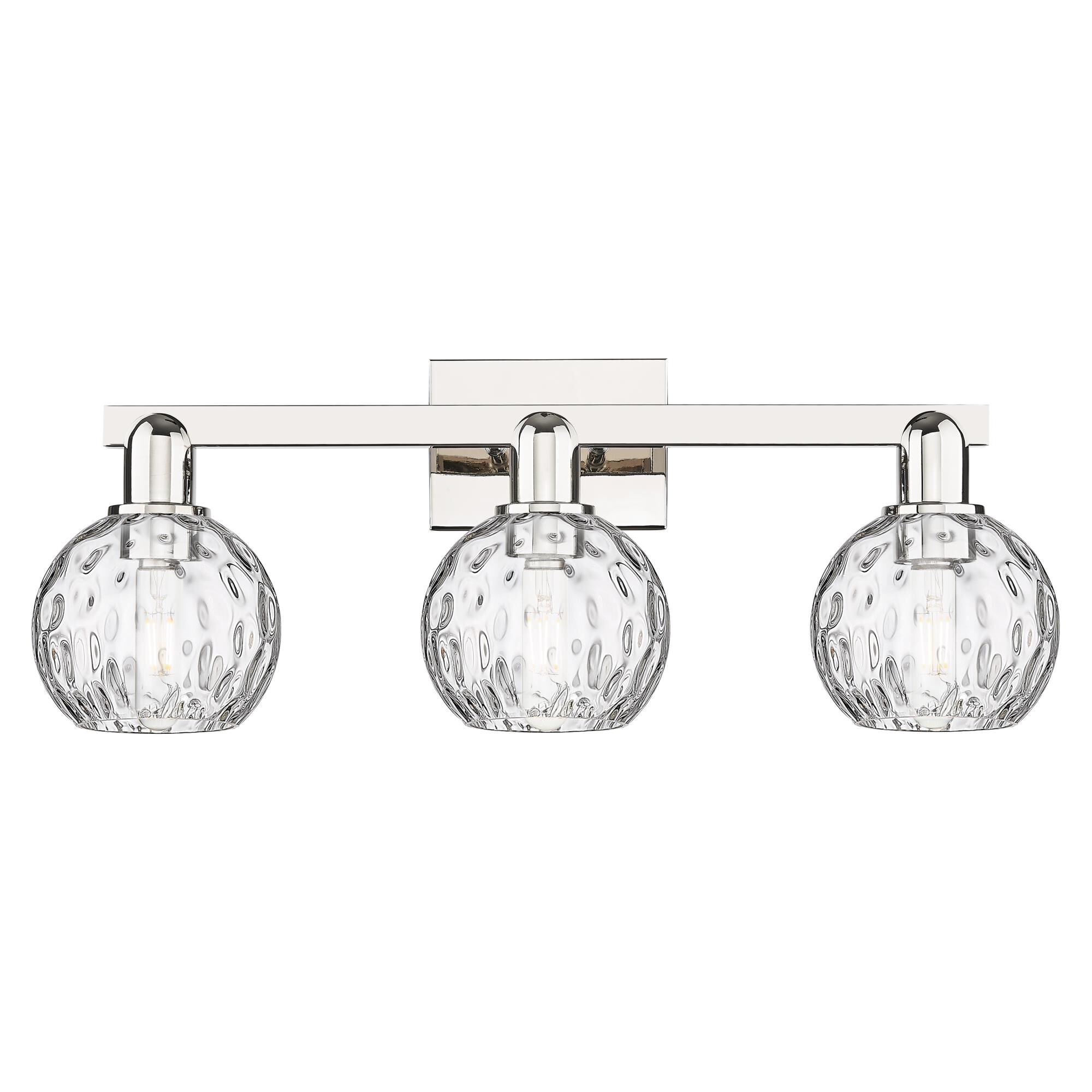 Shown in Polished Nickel finish and Clear Water glass