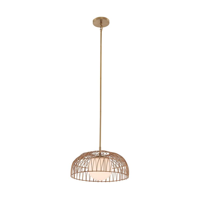 18 Inch 1 Light Semi Flush Mount by Meridian Lighting