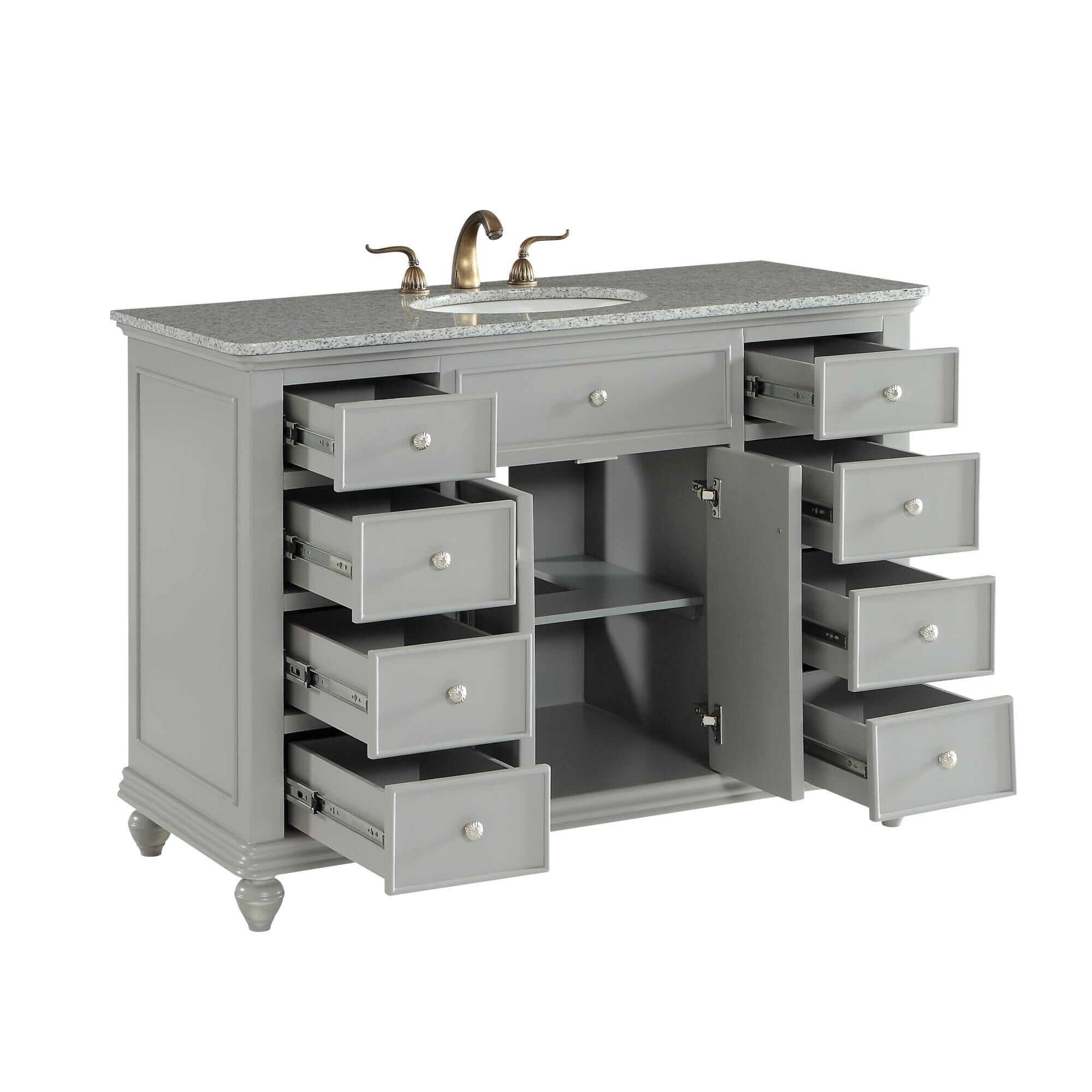 Shown in Light Grey finish