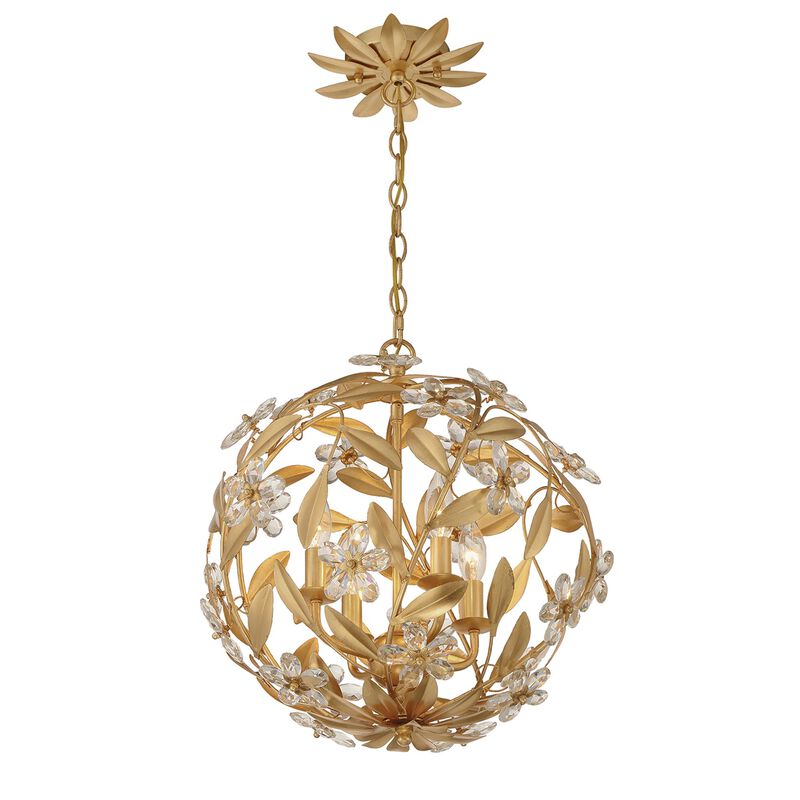 Marselle Small Pendant Light by Crystorama