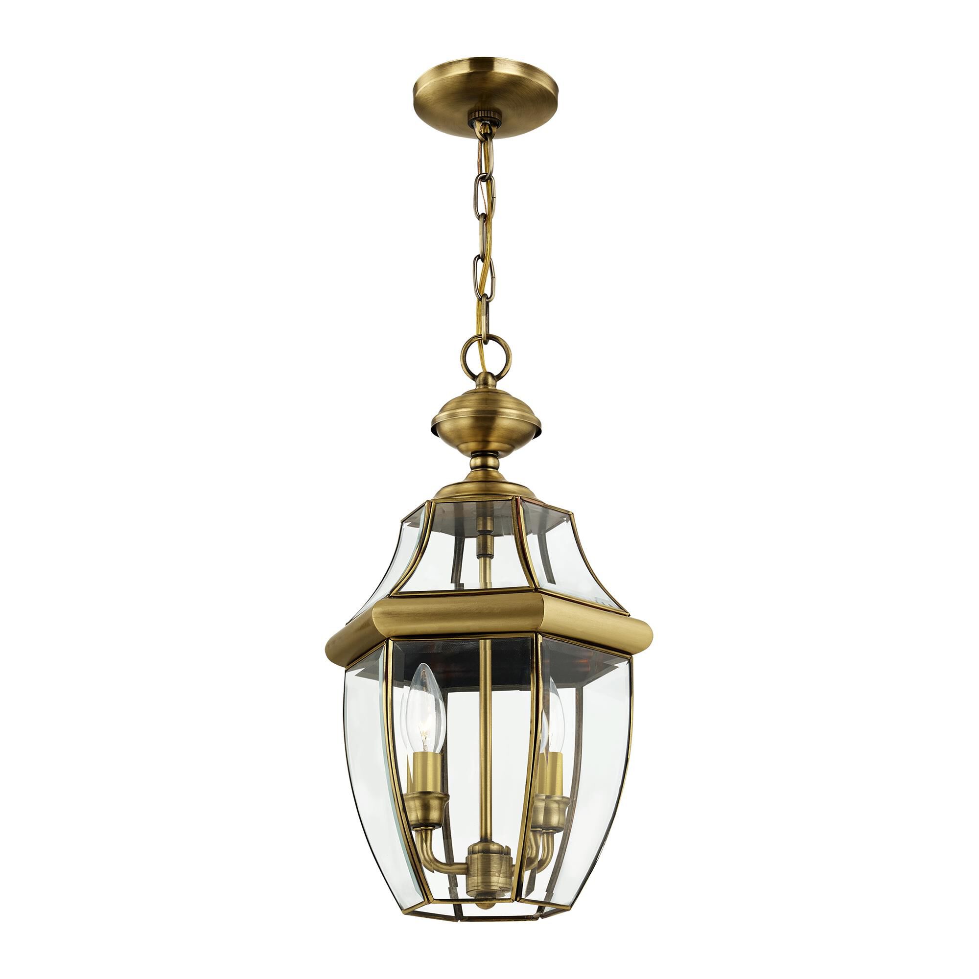 Monterey 19 Inch Tall 2 Light Outdoor Hanging Lantern by Livex Lighting