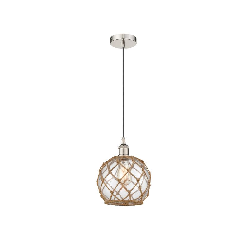Bruno Marashlian Farmhouse Rope 8 Inch Mini Pendant by Innovations Lighting
