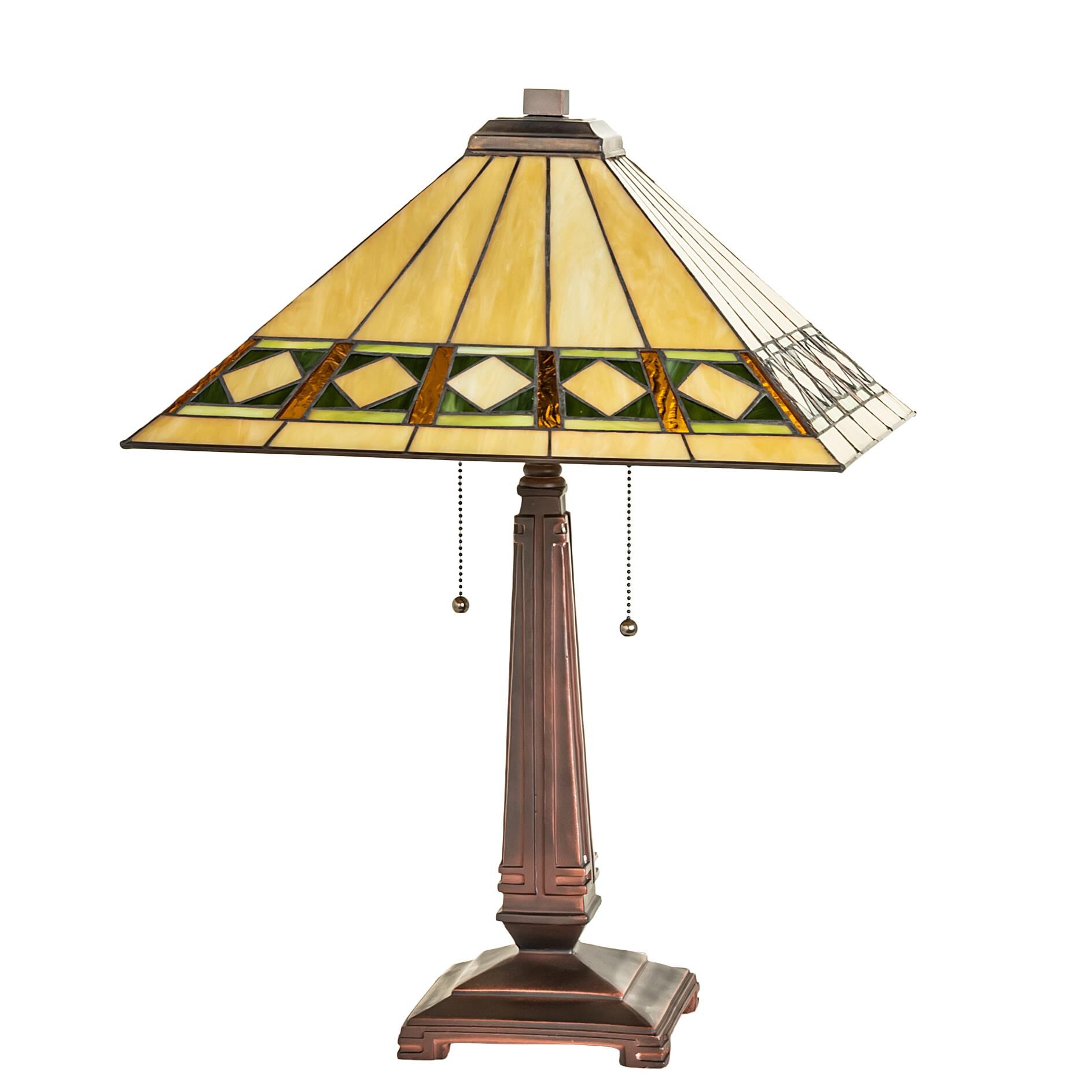 Diamond Band Mission 23 Inch Table Lamp by Meyda Lighting