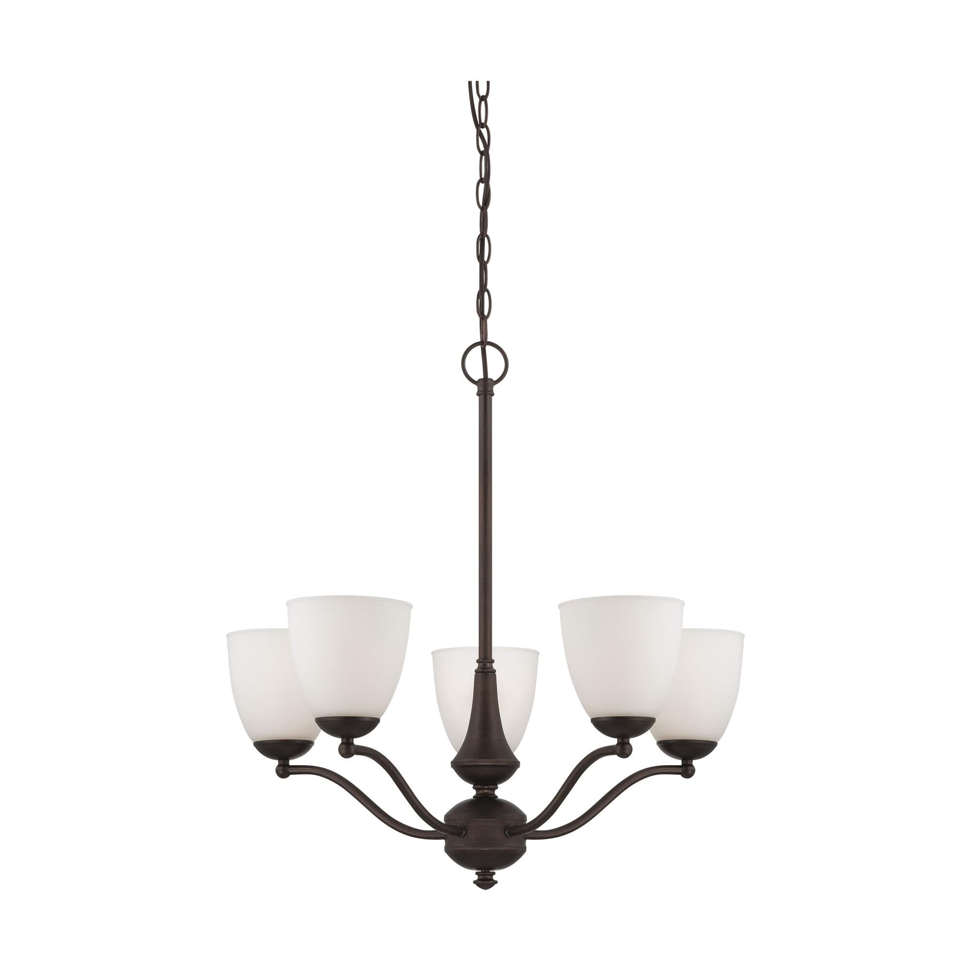 Patton 25 Inch 5 Light Chandelier by Nuvo Lighting