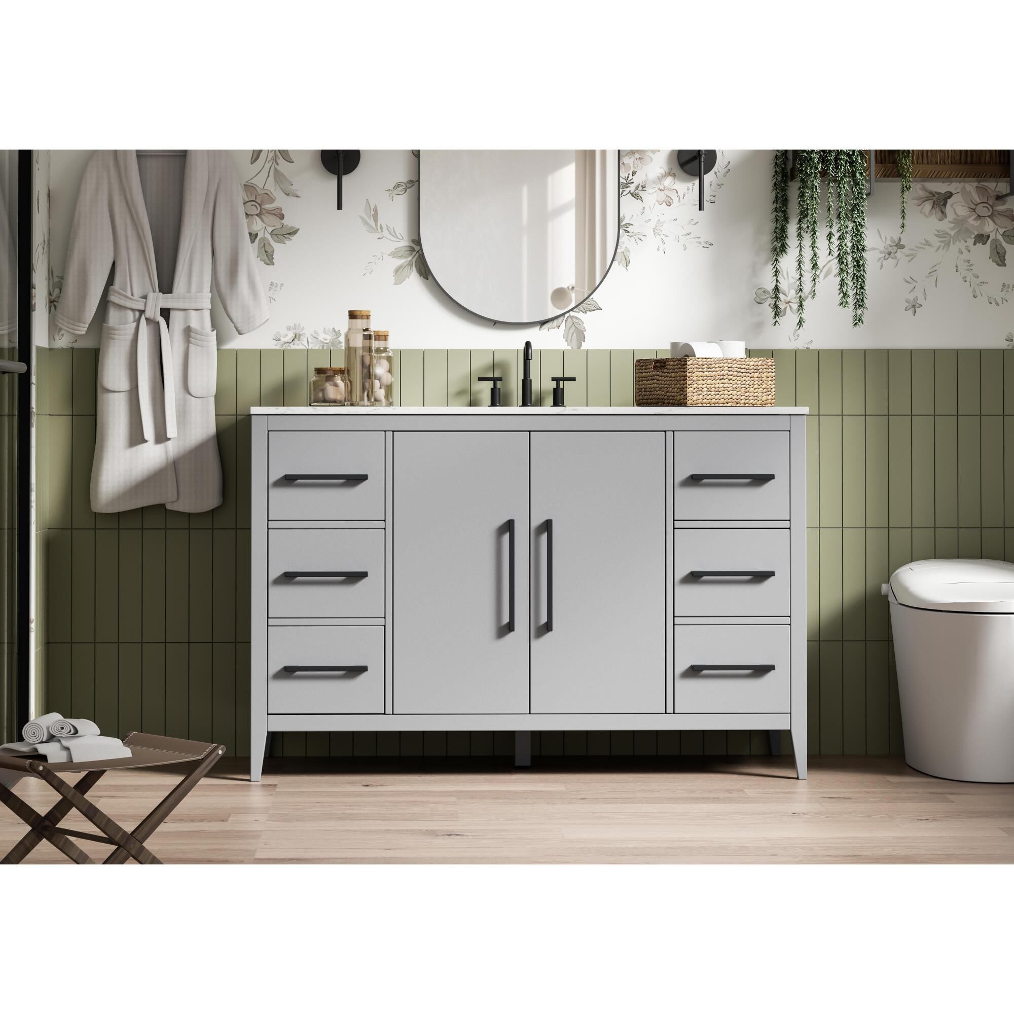 Millie 54 Inch Bath Vanity by Elegant Dcor