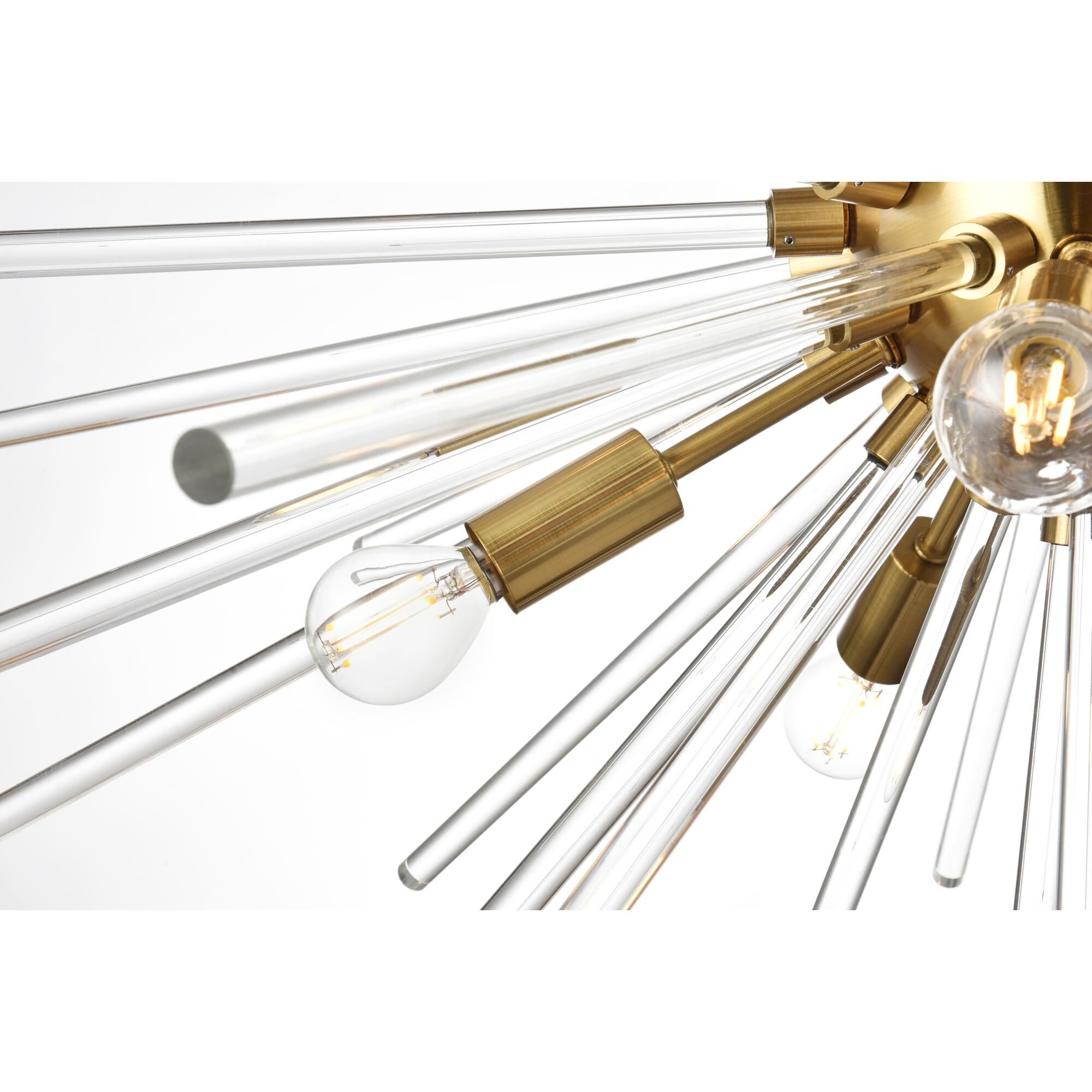 Shown in Gold finish and Clear Royal Cut crystal