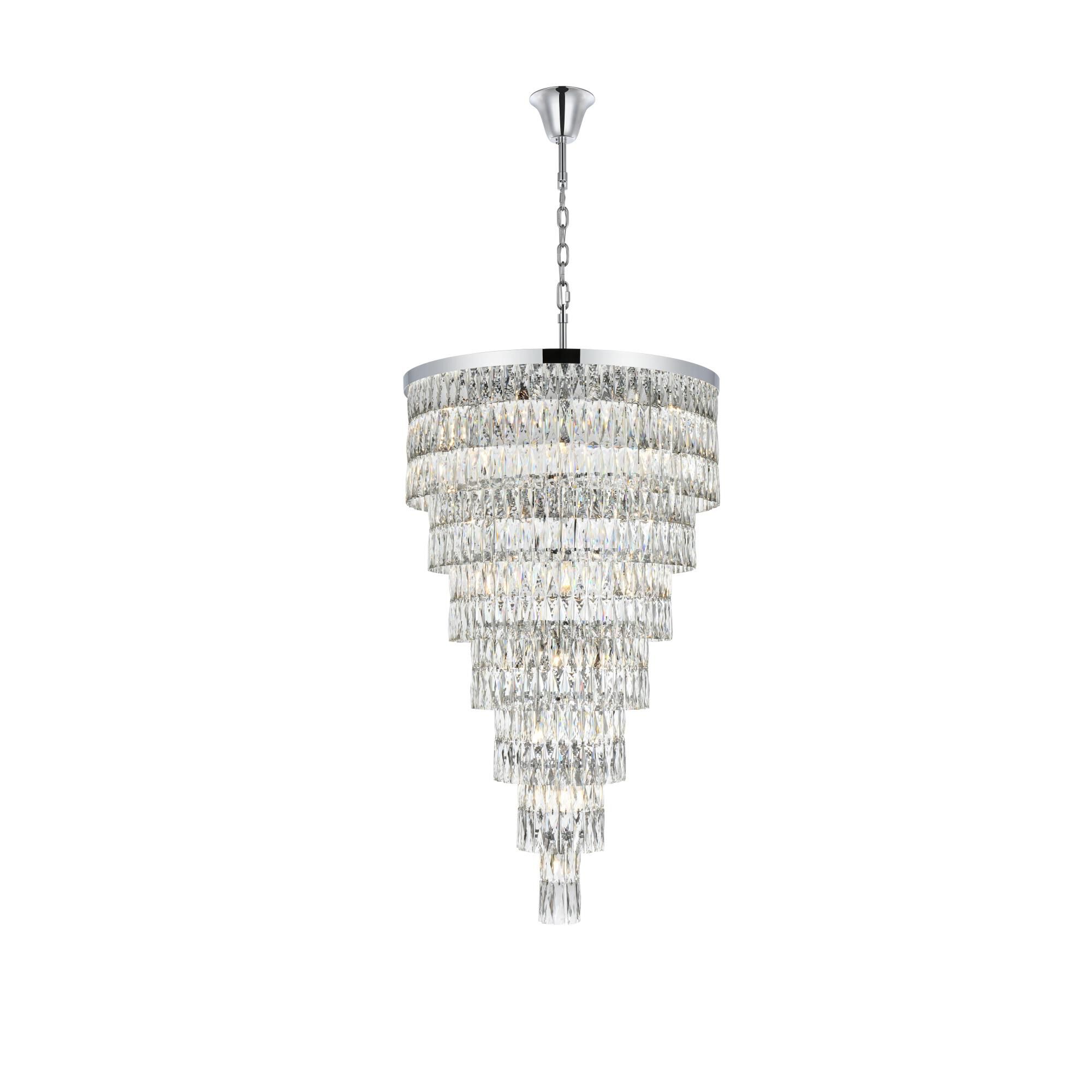 Josephine 32 Inch Chandelier by Elegant Lighting