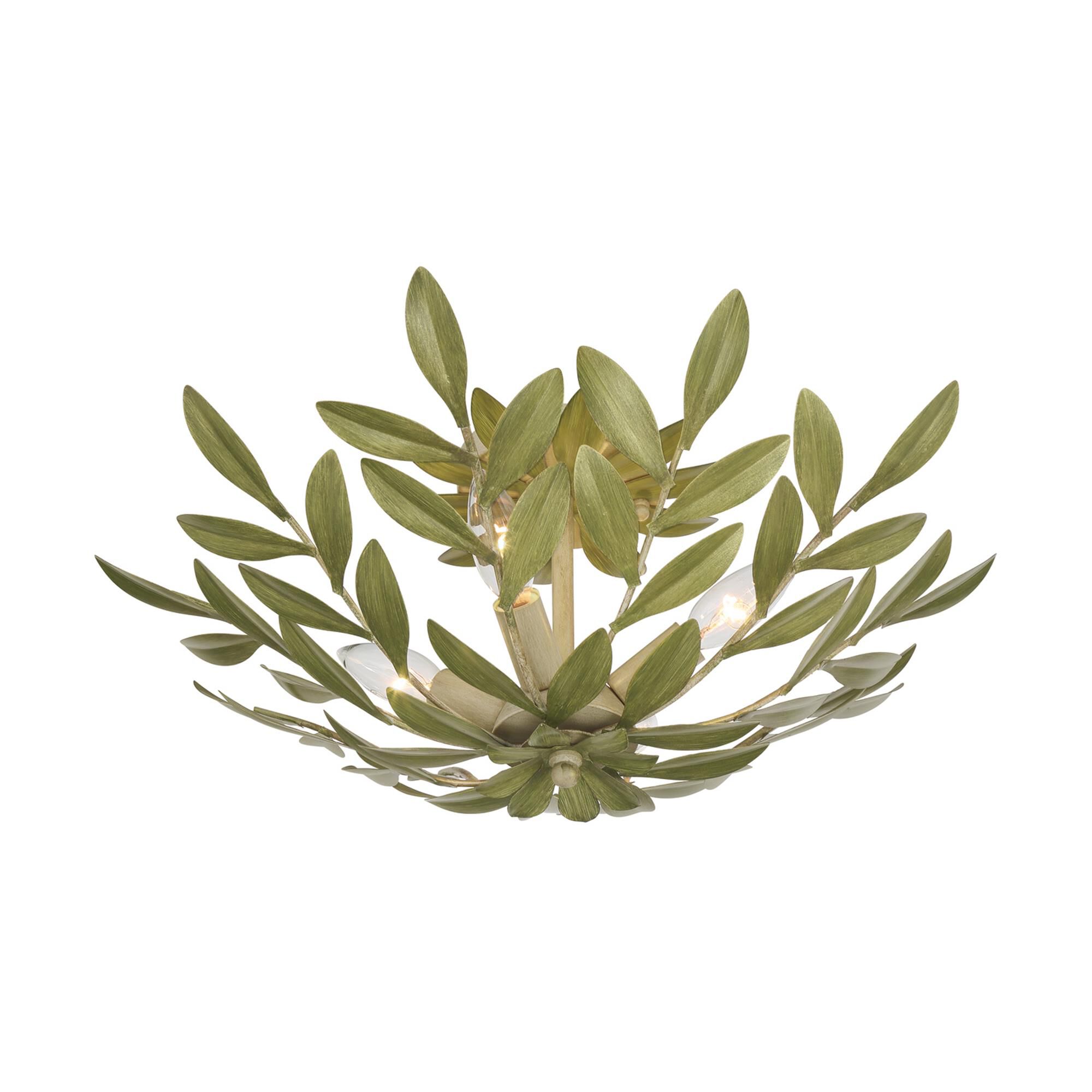 Broche 21 Inch Semi Flush Mount by Crystorama