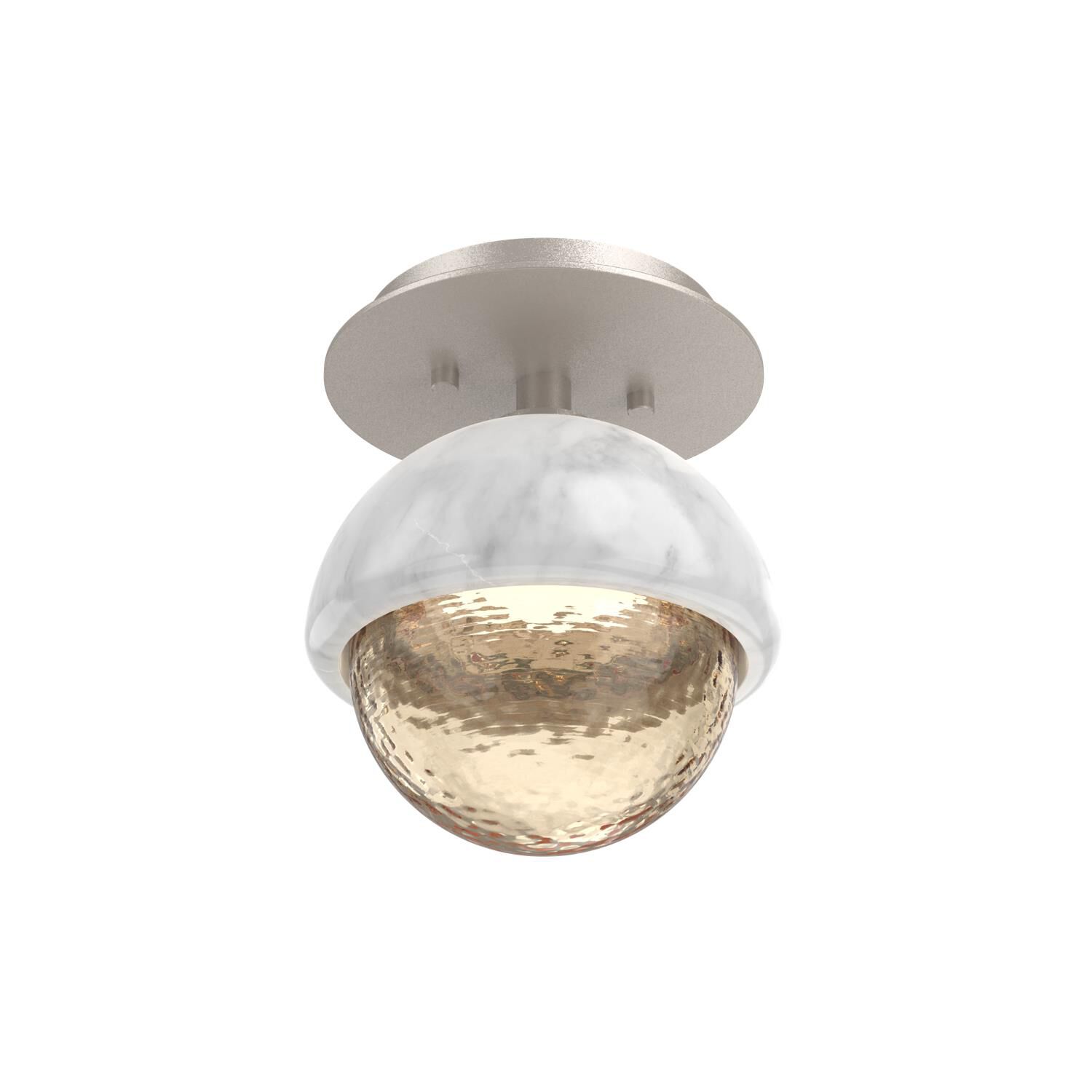 Levi Wilson Cabochon 6 Inch Flush Mount by Hammerton Studio