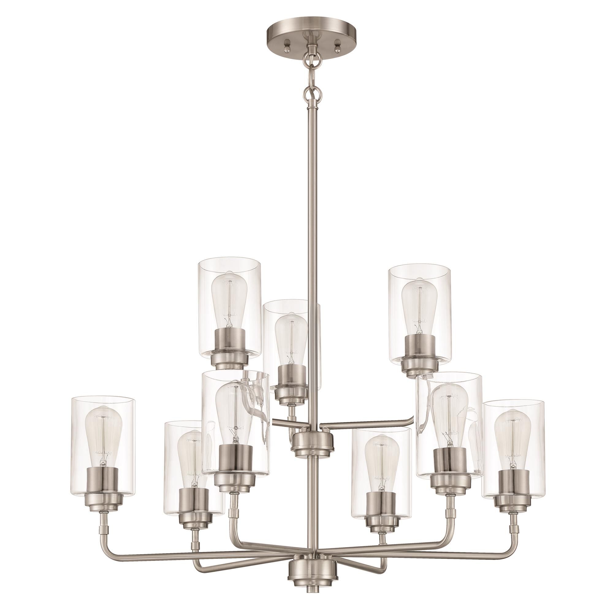 Stowe 30 Inch 9 Light Chandelier by Craftmade