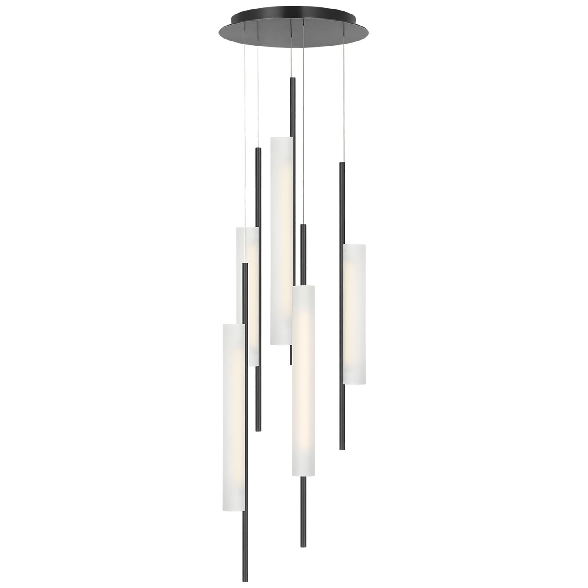 Shown in Bronze finish and Soft Etched glass