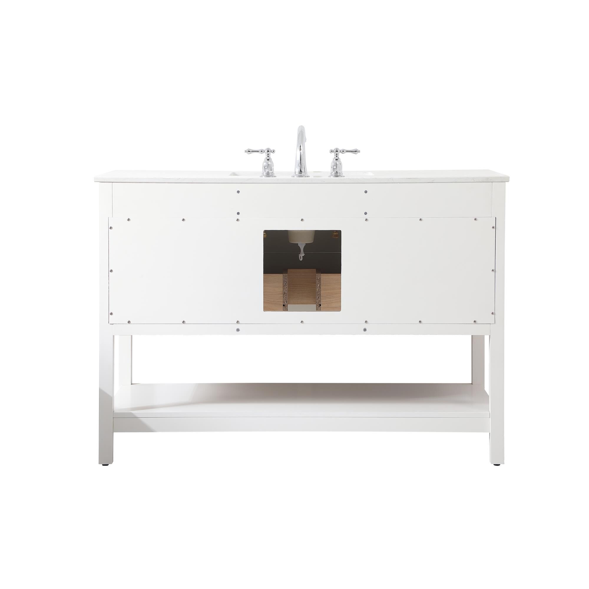 Shown in White finish