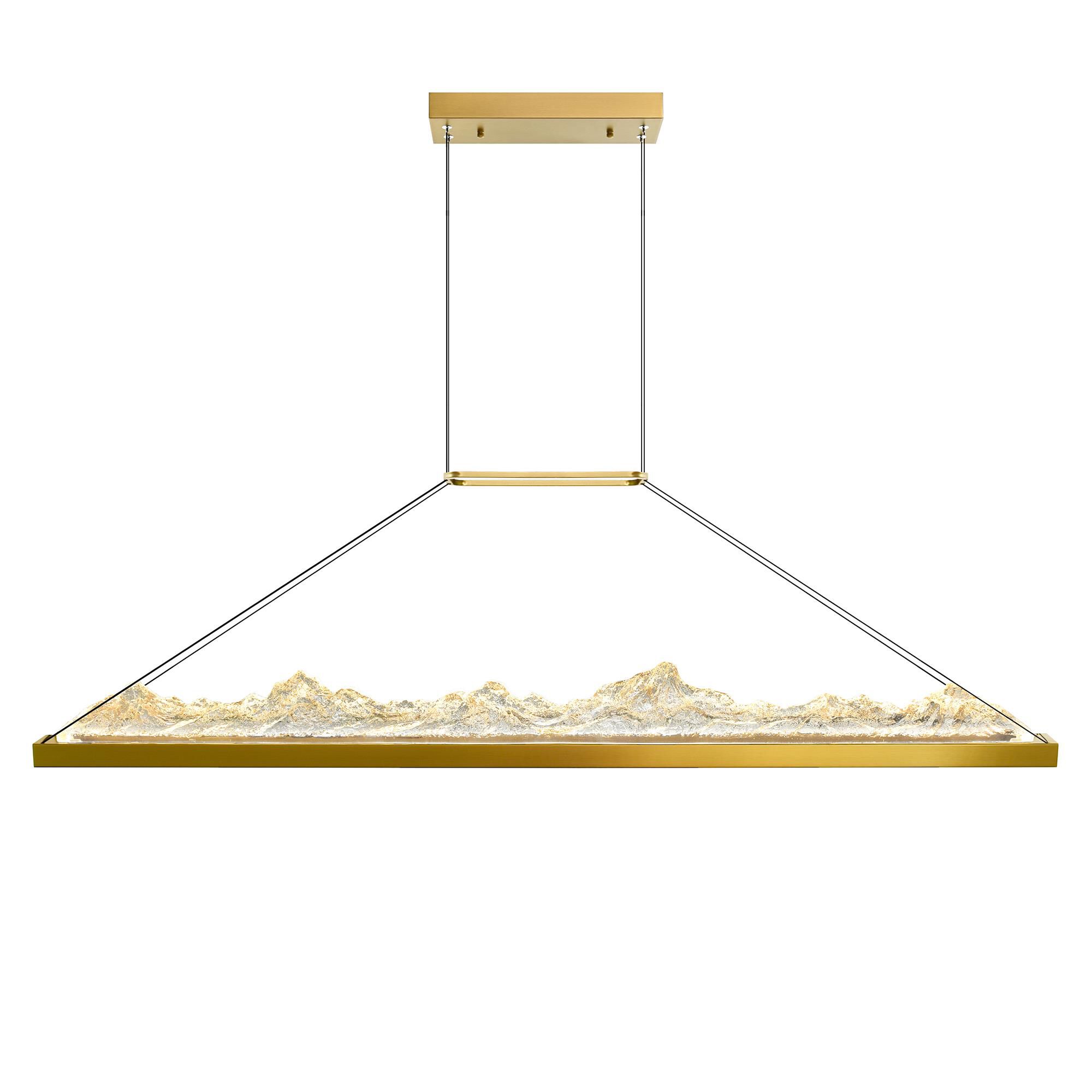 Himalayas Linear Suspension Light by CWI Lighting