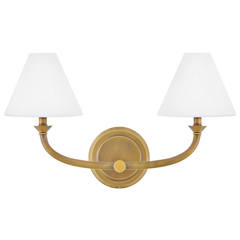 Greta 18 Inch 2 Light Bath Vanity Light by Hinkley