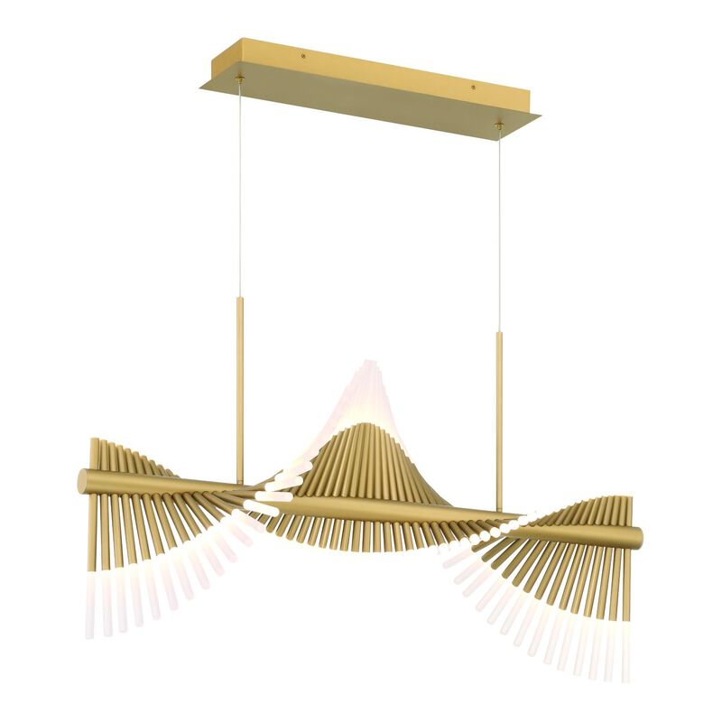 Voltik Small Linear Chandelier by Eurofase Lighting