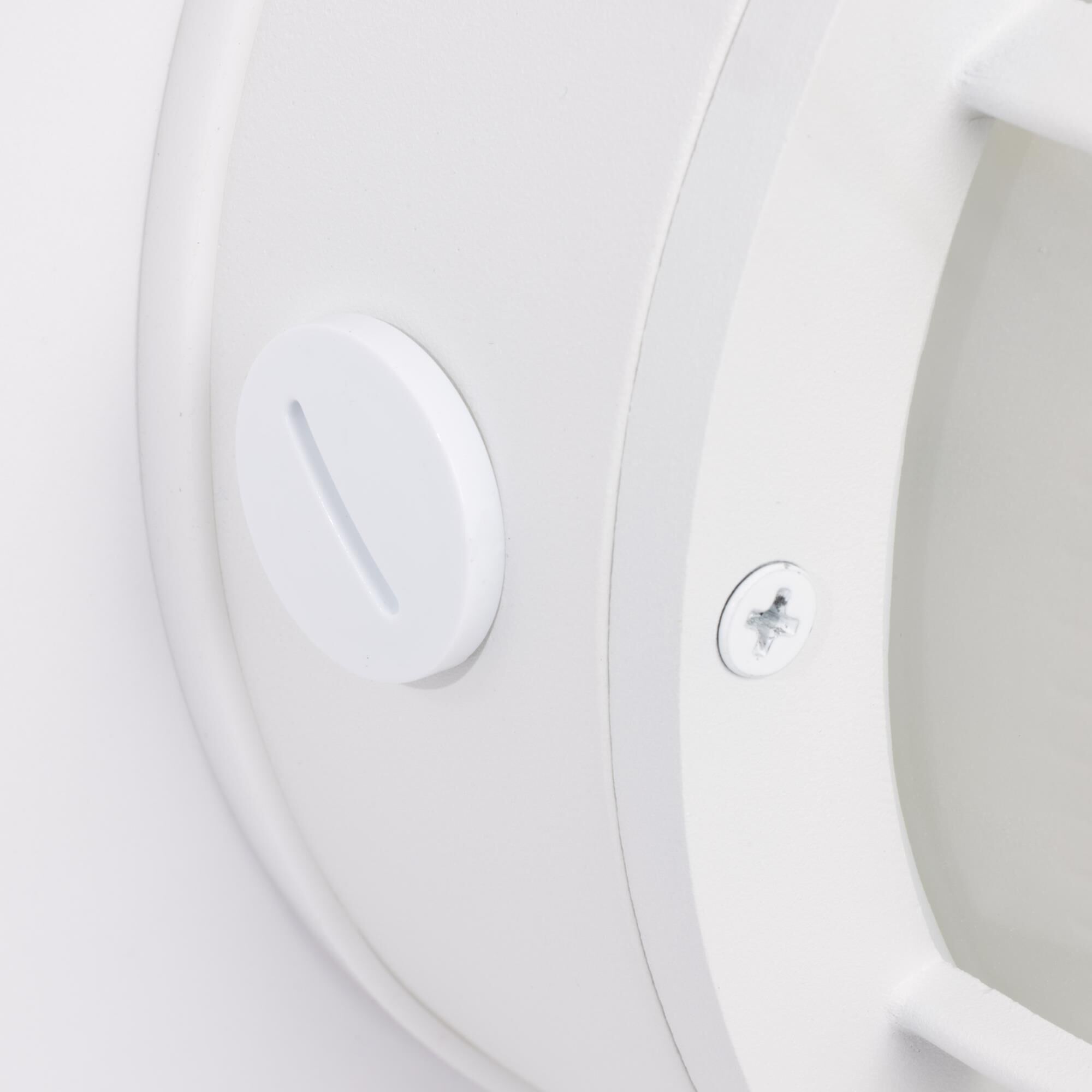 Shown in White finish