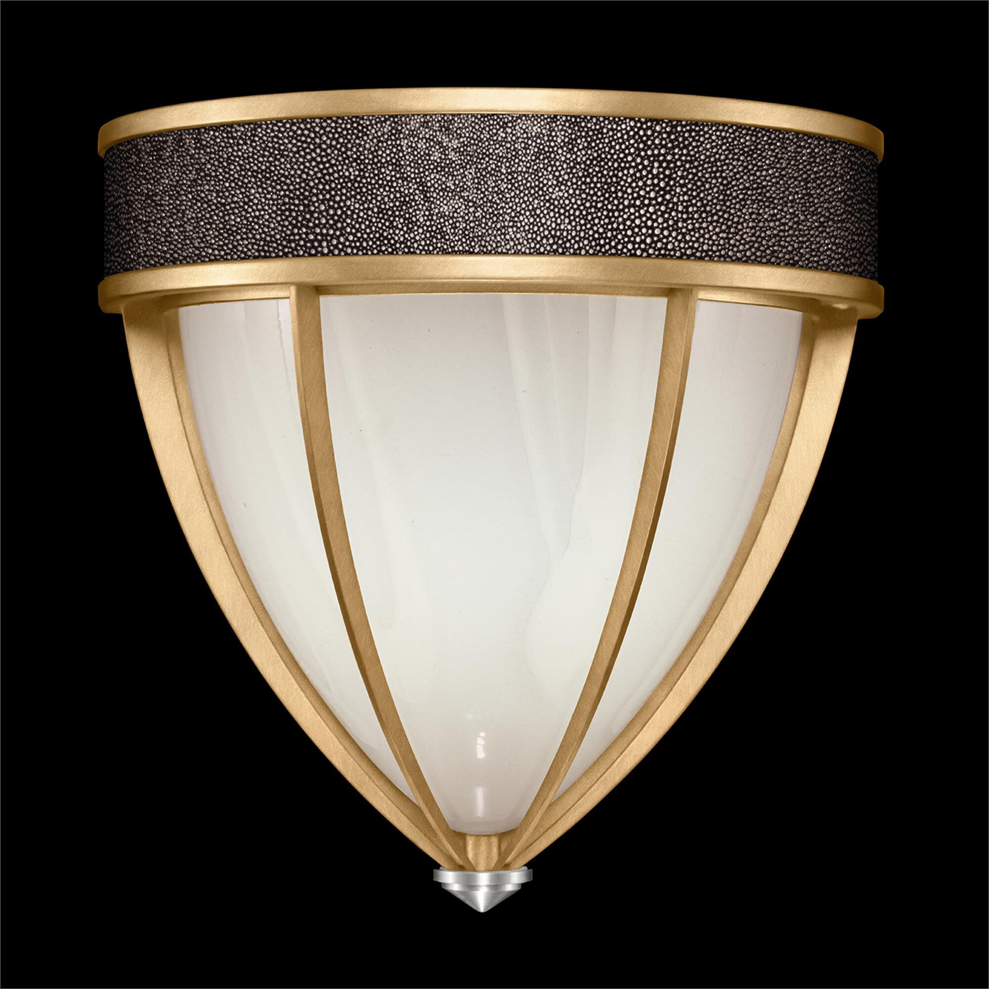 Shown in Gold Leaf and Nickel  finish and Pebble accent
