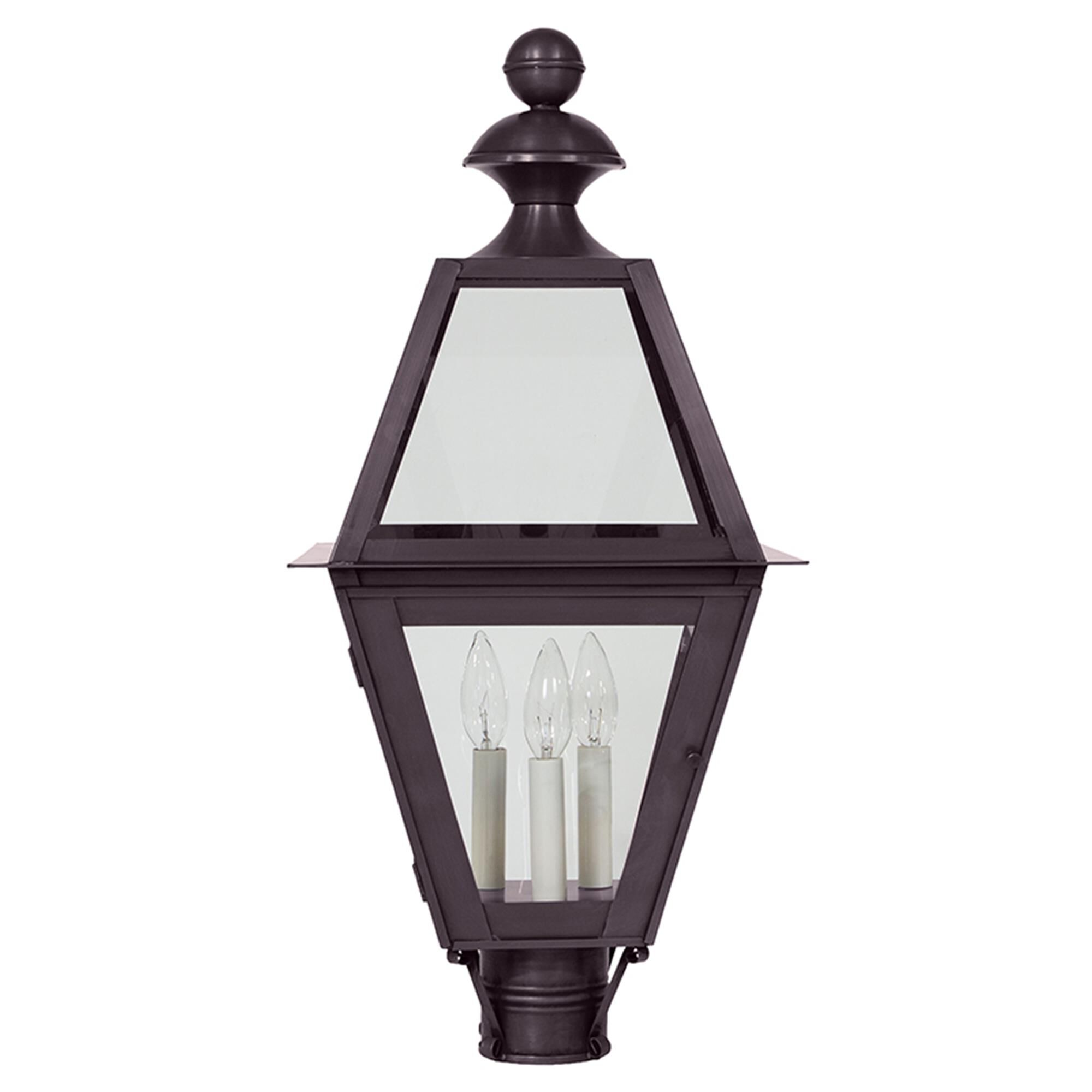 Boston 26 Inch 3 Light Outdoor Post Lamp,