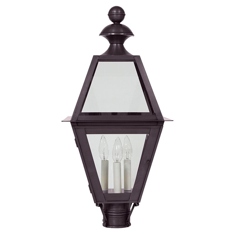 Boston 26 Inch 3 Light Outdoor Post Lamp by Northeast Lantern
